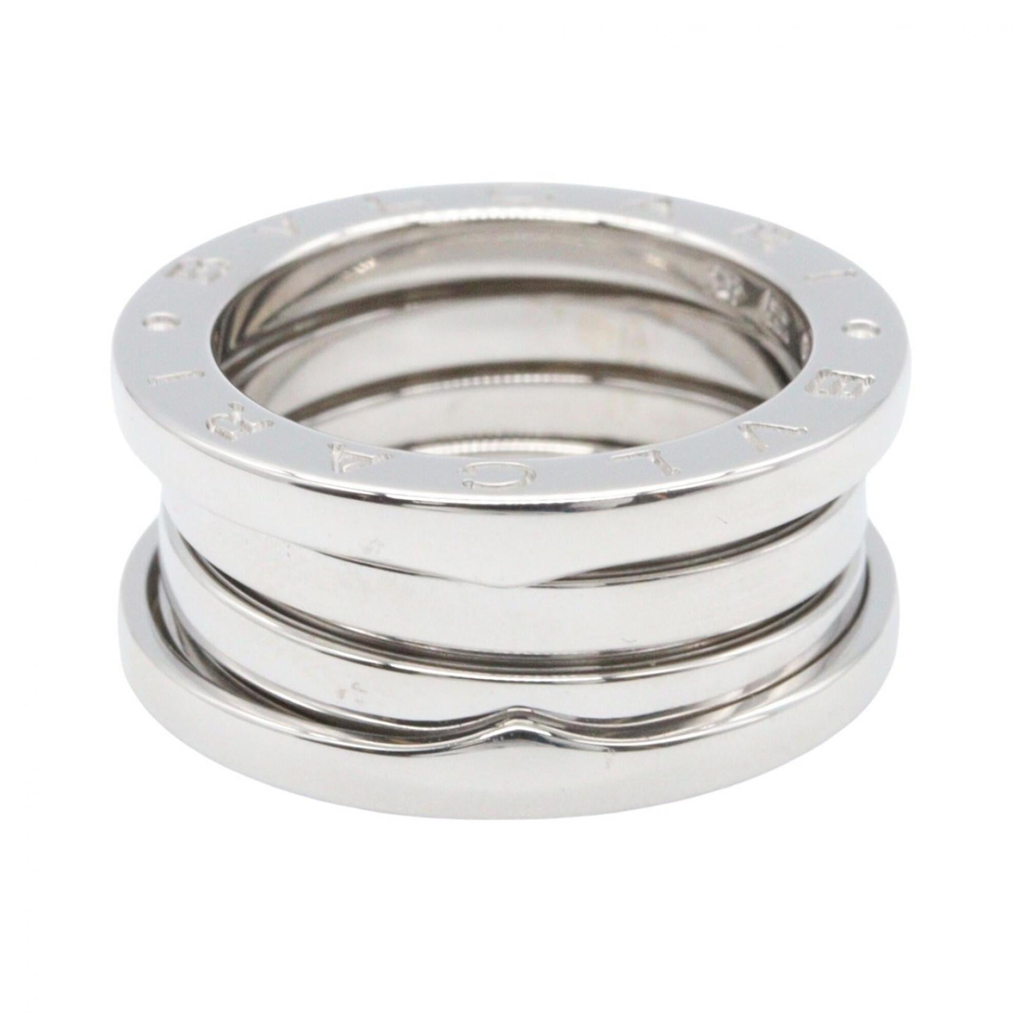 Bvlgari Silver White Gold (18K) Band Ring (Pre-Owned)