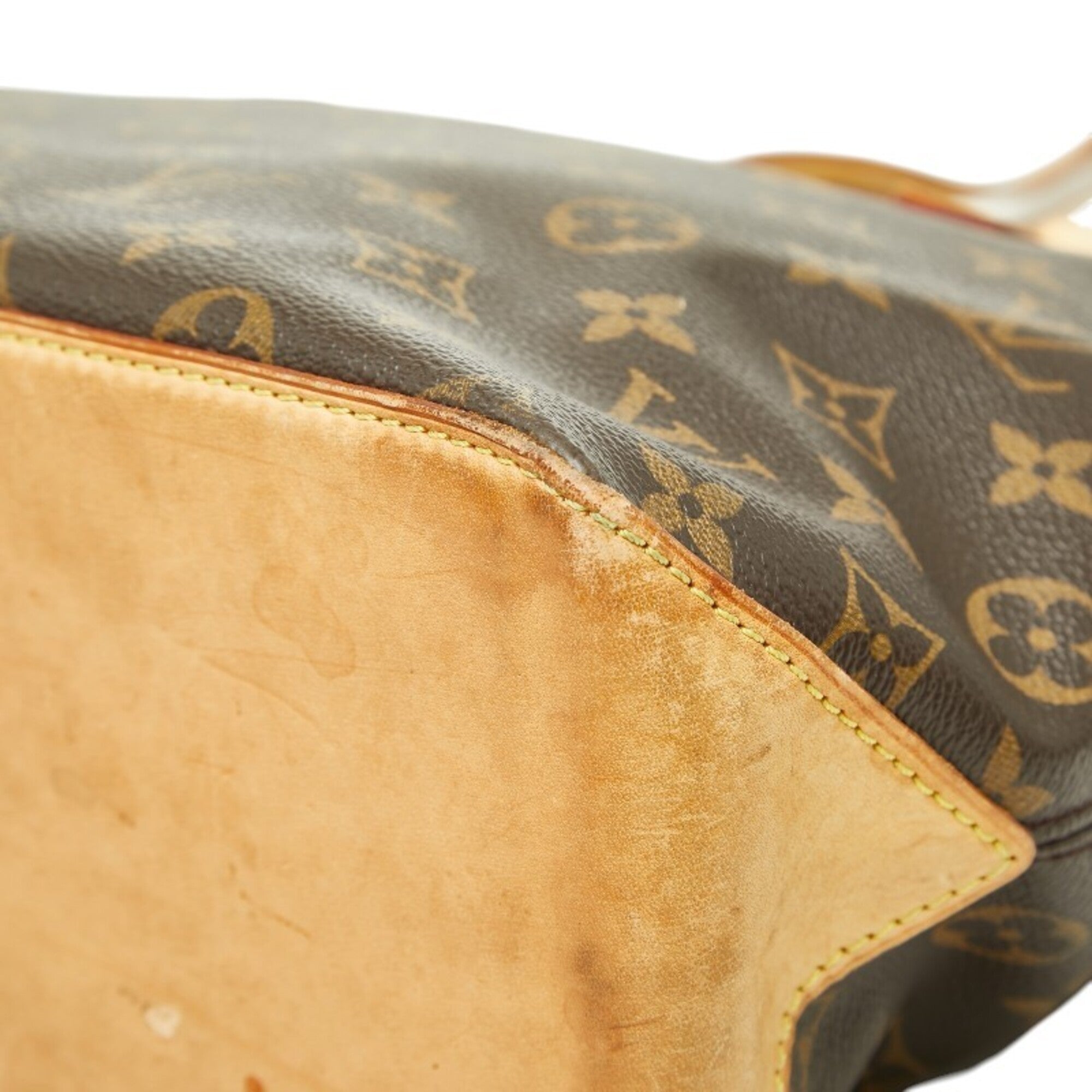 Louis Vuitton Brown Pvc Leather Shoulder Bag Tote Bag (Pre-Owned)