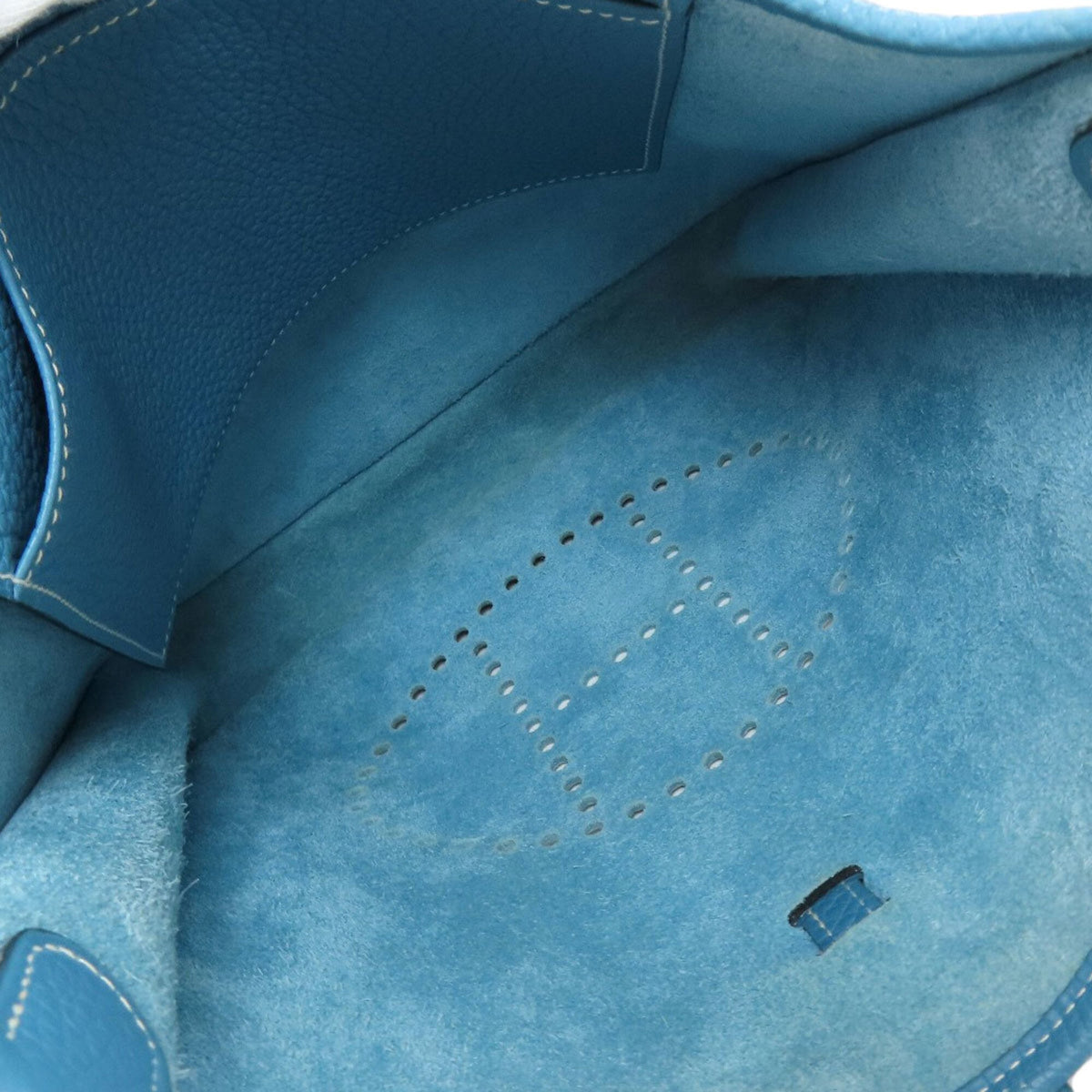 Hermes Evelyne Blue Jean Shoulder Bag (Pre-Owned)