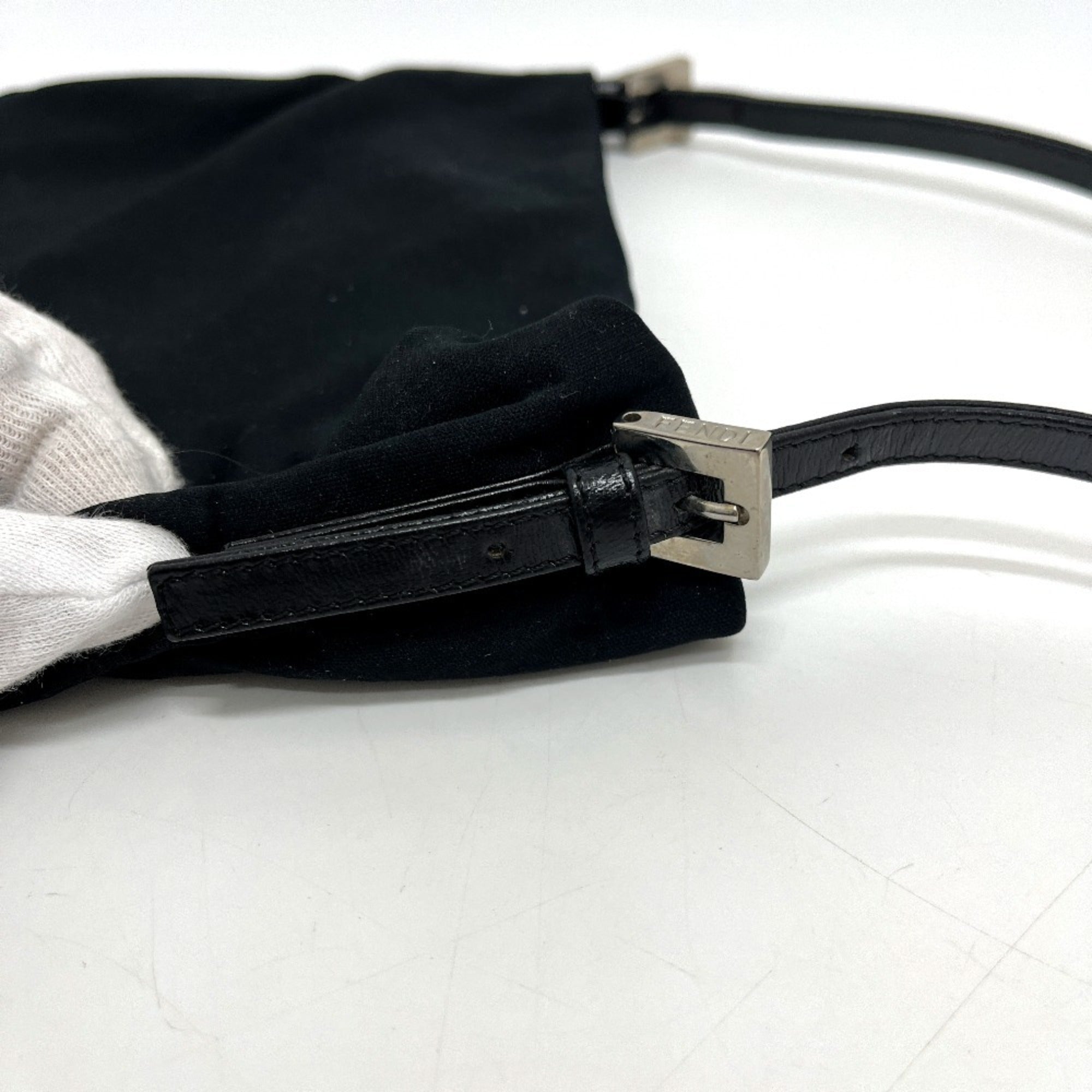 Fendi Black Satin Handbag (Pre-Owned)