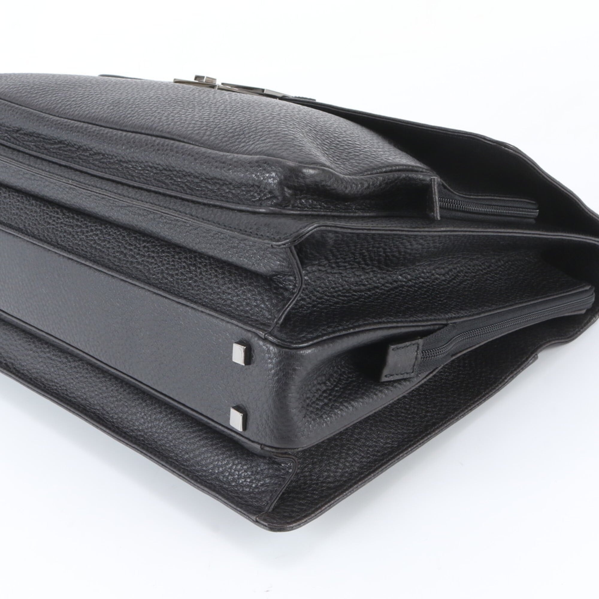 Gucci Black Leather Briefcase (Pre-Owned)