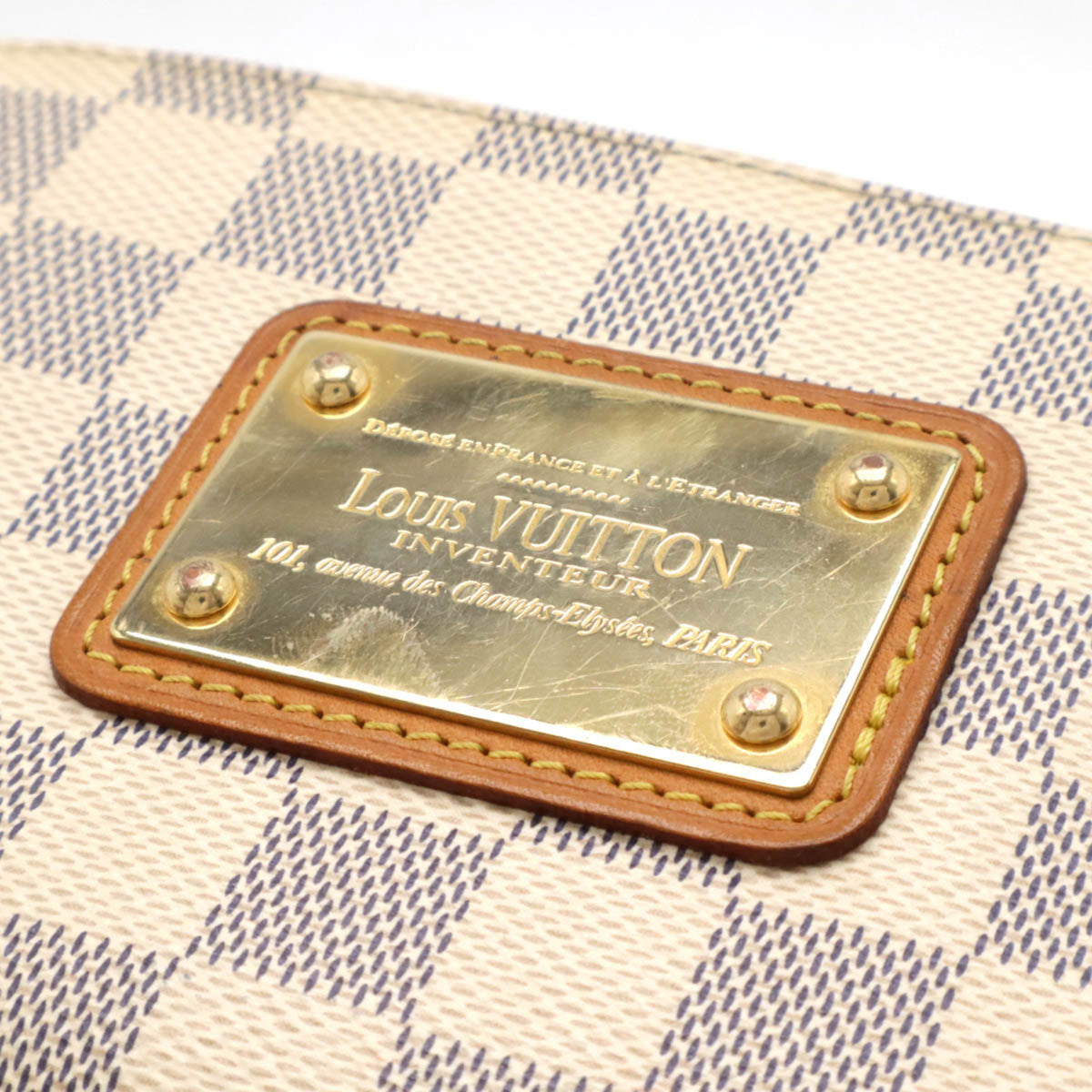 Louis Vuitton Damier Azur Ivory Pvc Shoulder Bag (Pre-Owned)