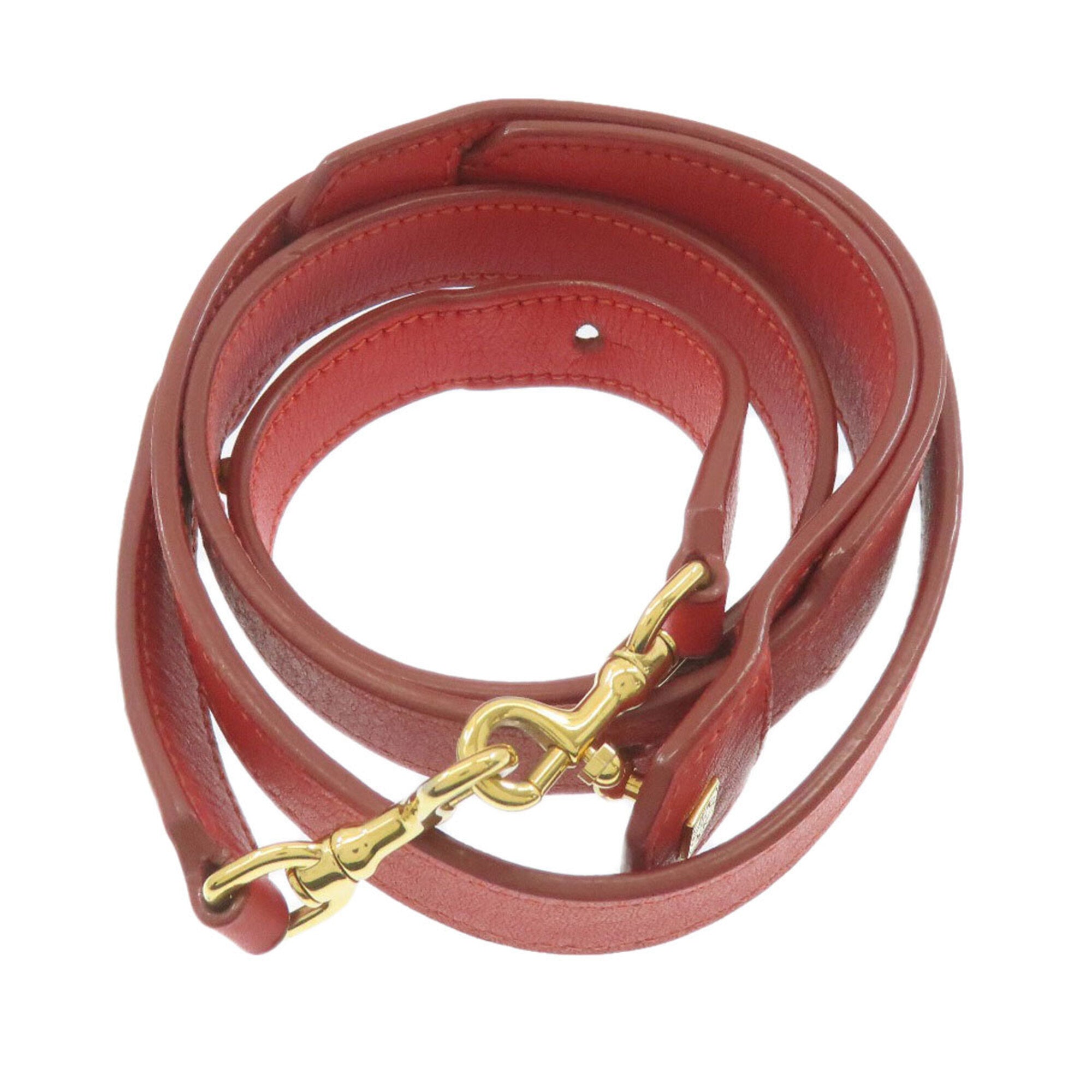 Loewe Red Color Leather Handbag (Pre-Owned)