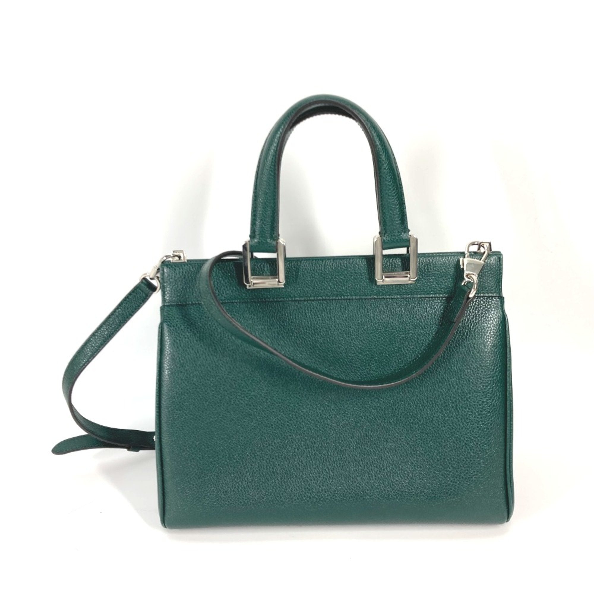 Gucci Green Leather Handbag (Pre-Owned)