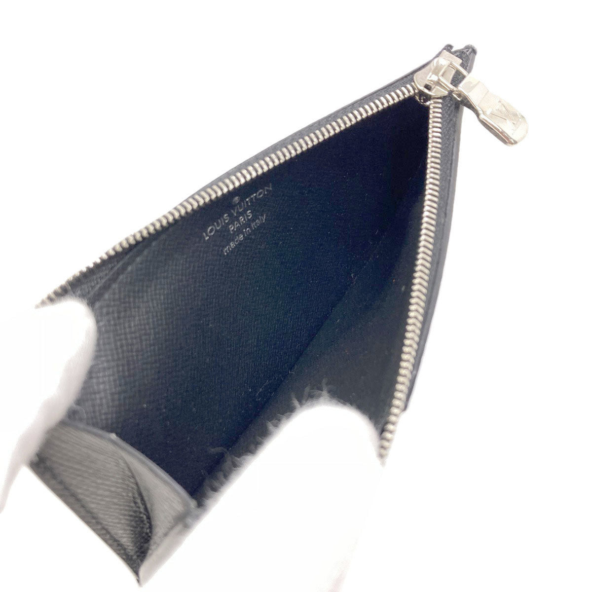 Louis Vuitton Black Monogram Eclipse Coin Purse/Coin Case (Pre-Owned)