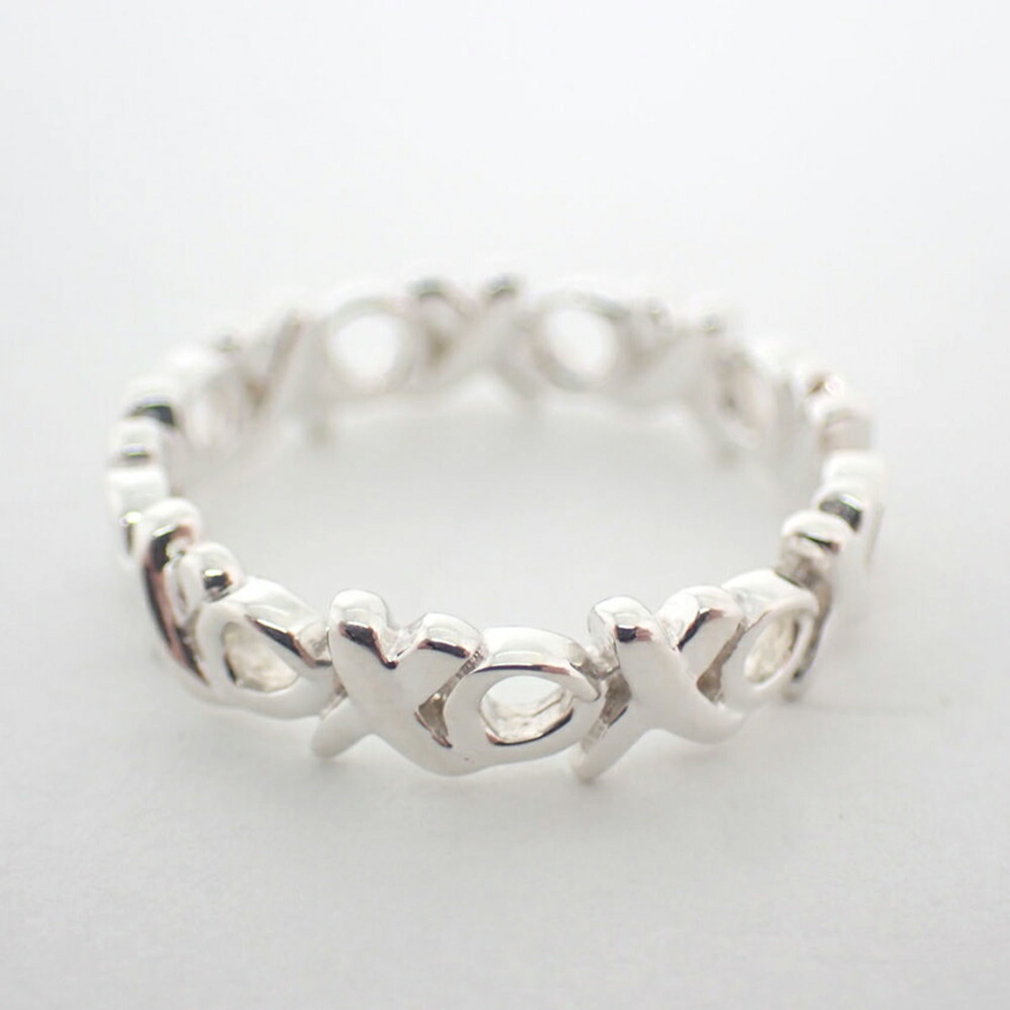 Tiffany Sterling Silver 925 Band Ring (Pre-Owned)