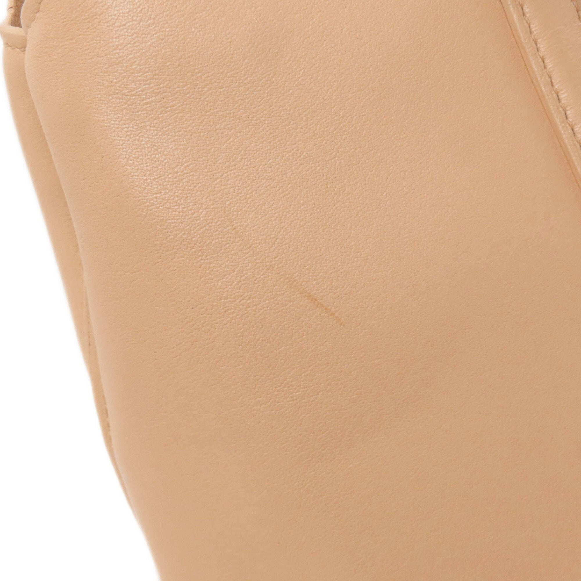 Cartier Beige Leather Tote Bag (Pre-Owned)