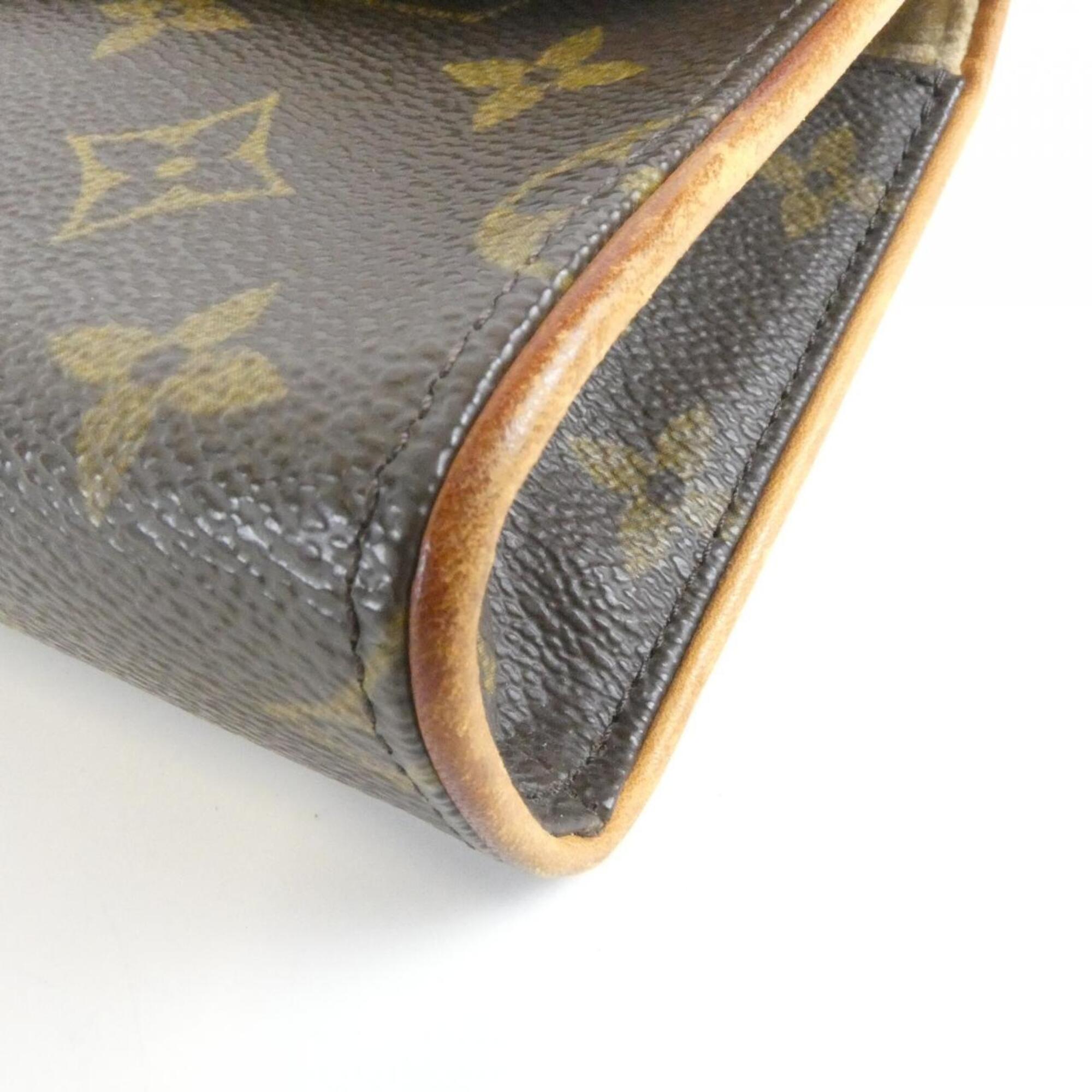 Louis Vuitton Brown Coated Canvas Fanny Pack Pochette (Pre-Owned)