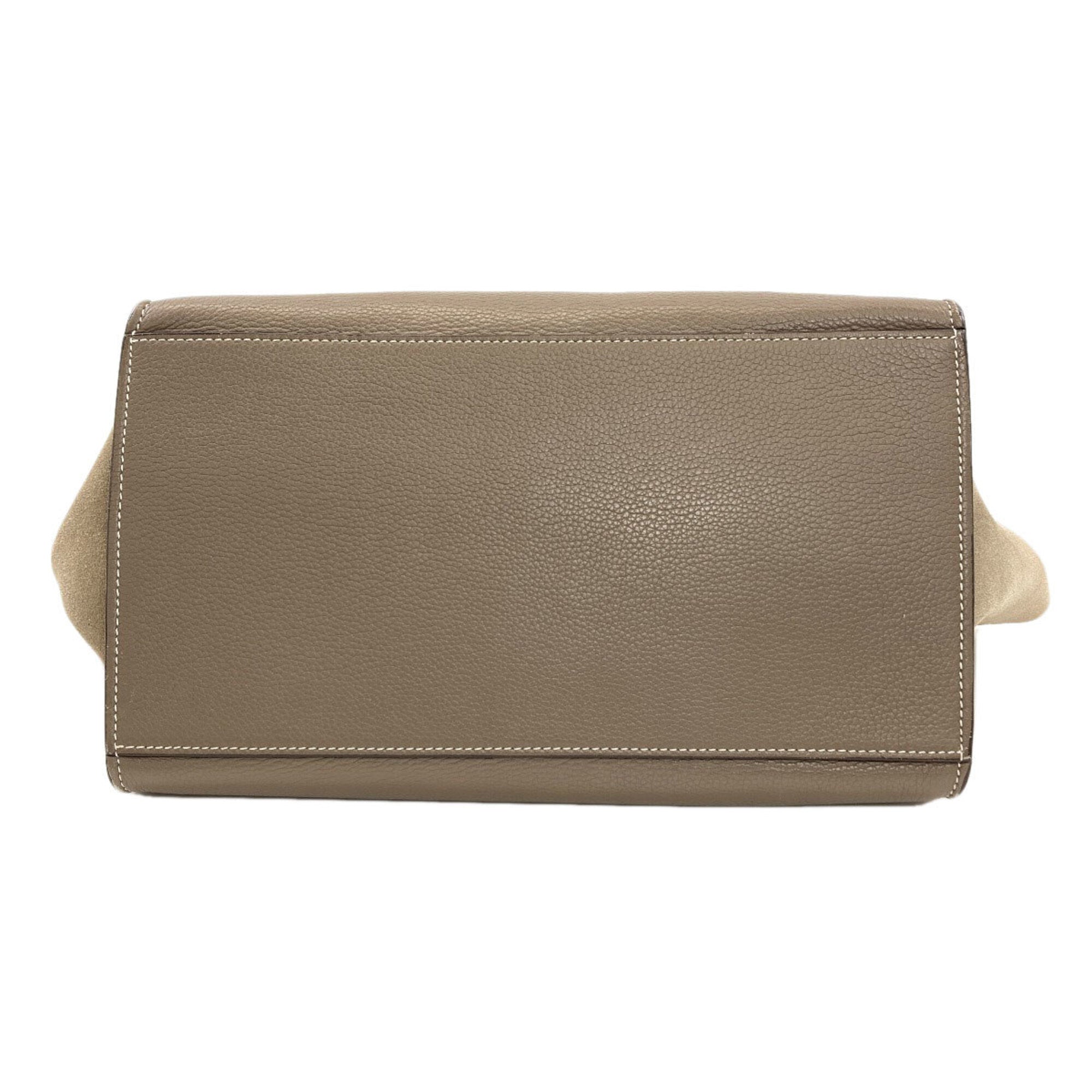 Celine Trapeze Brown Leather Handbag (Pre-Owned)