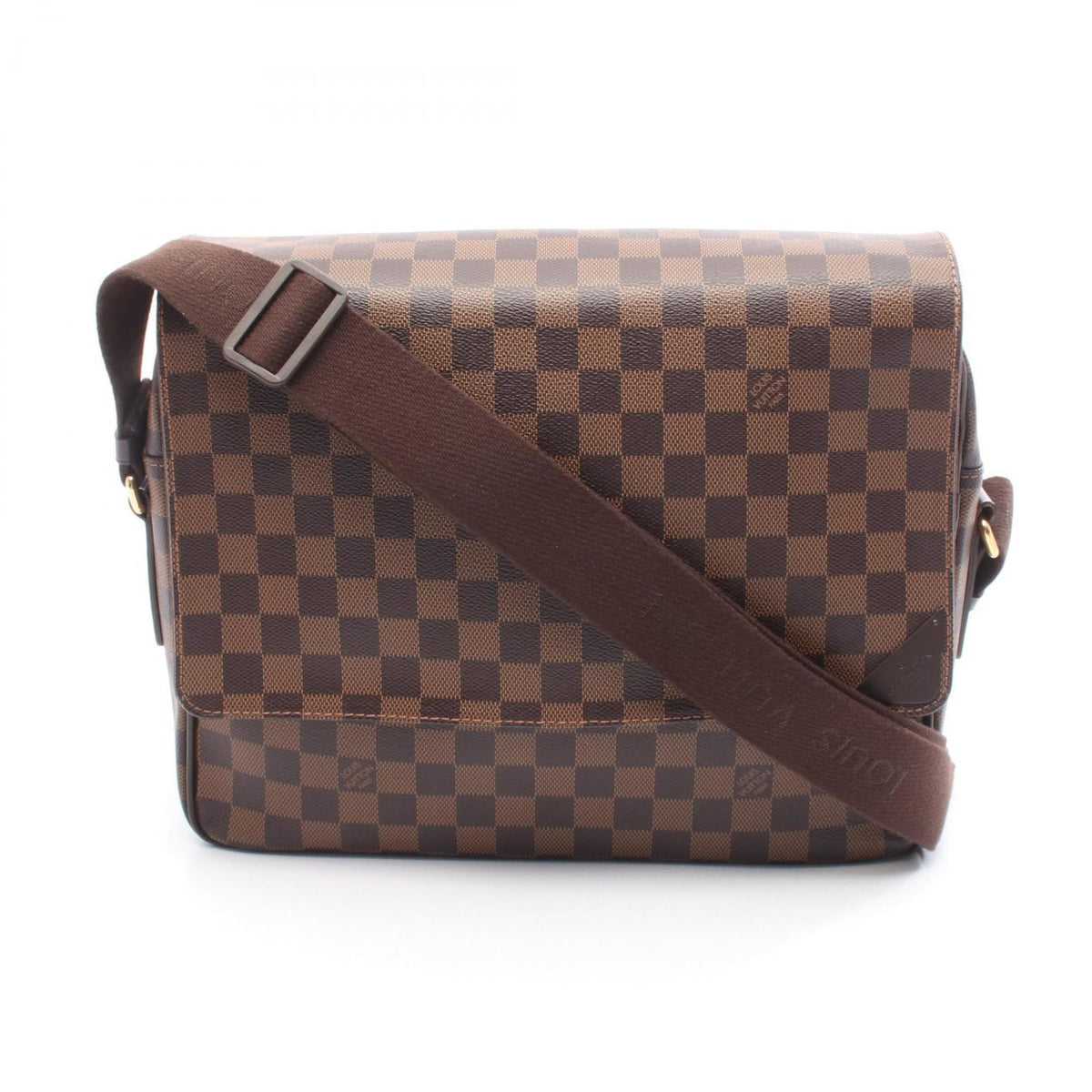 Louis Vuitton Brown Damier Canvas Coated Canvas Leather Shoulder Bag (Pre-Owned)