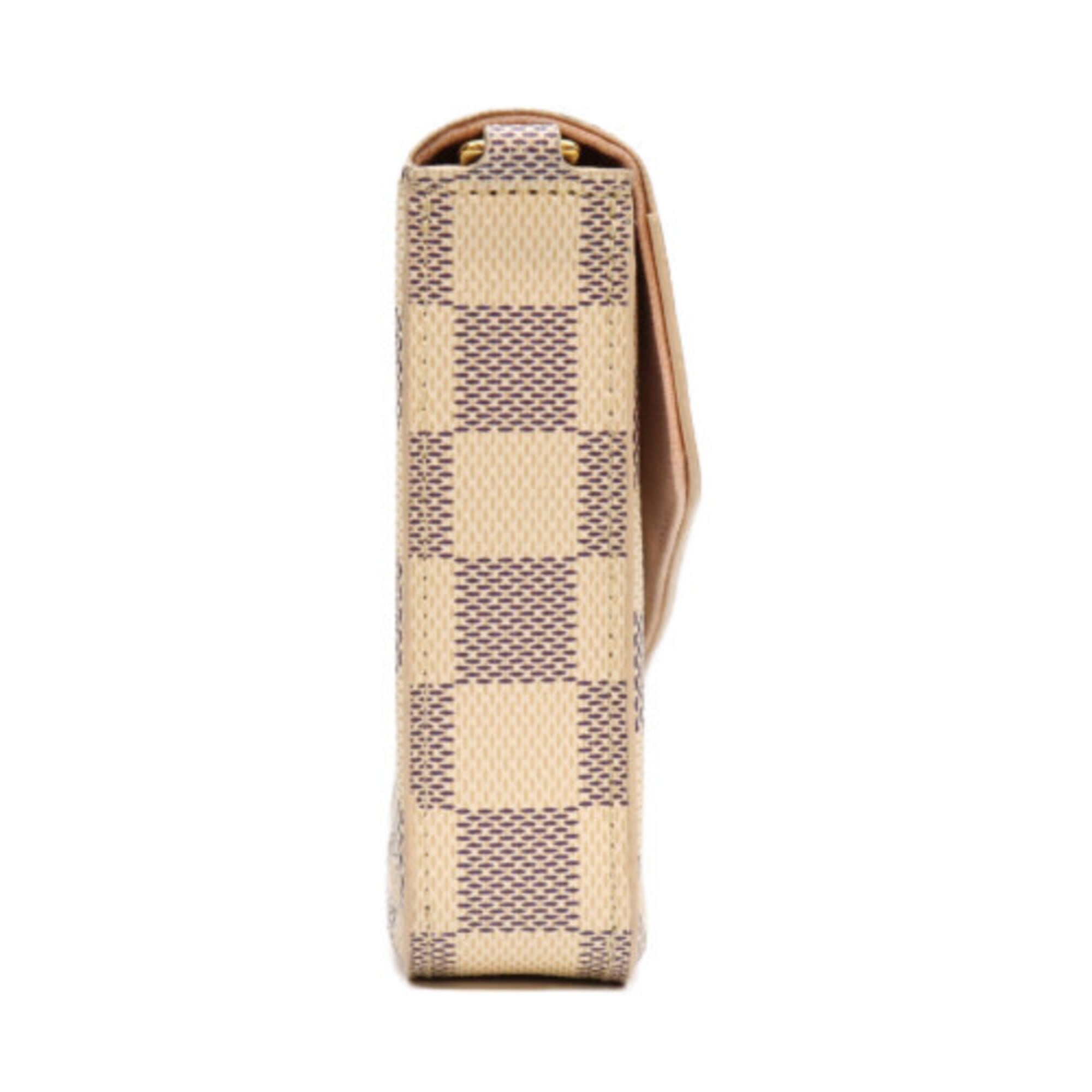 Louis Vuitton Ivory Damier Azur Shoulder Bag (Pre-Owned)