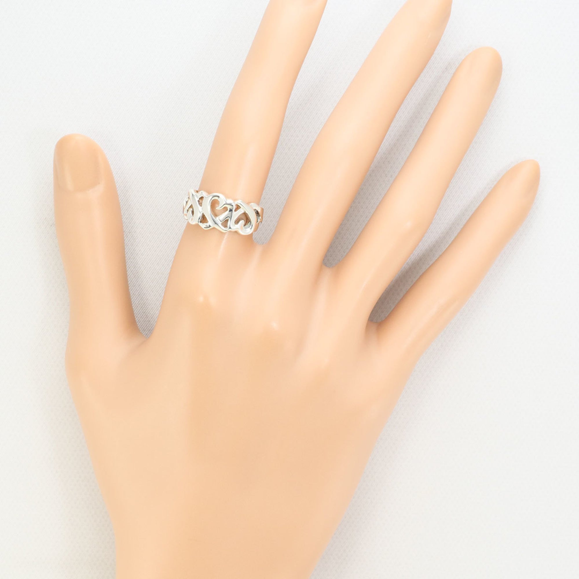 Tiffany Silver 925 Band Ring (Pre-Owned)