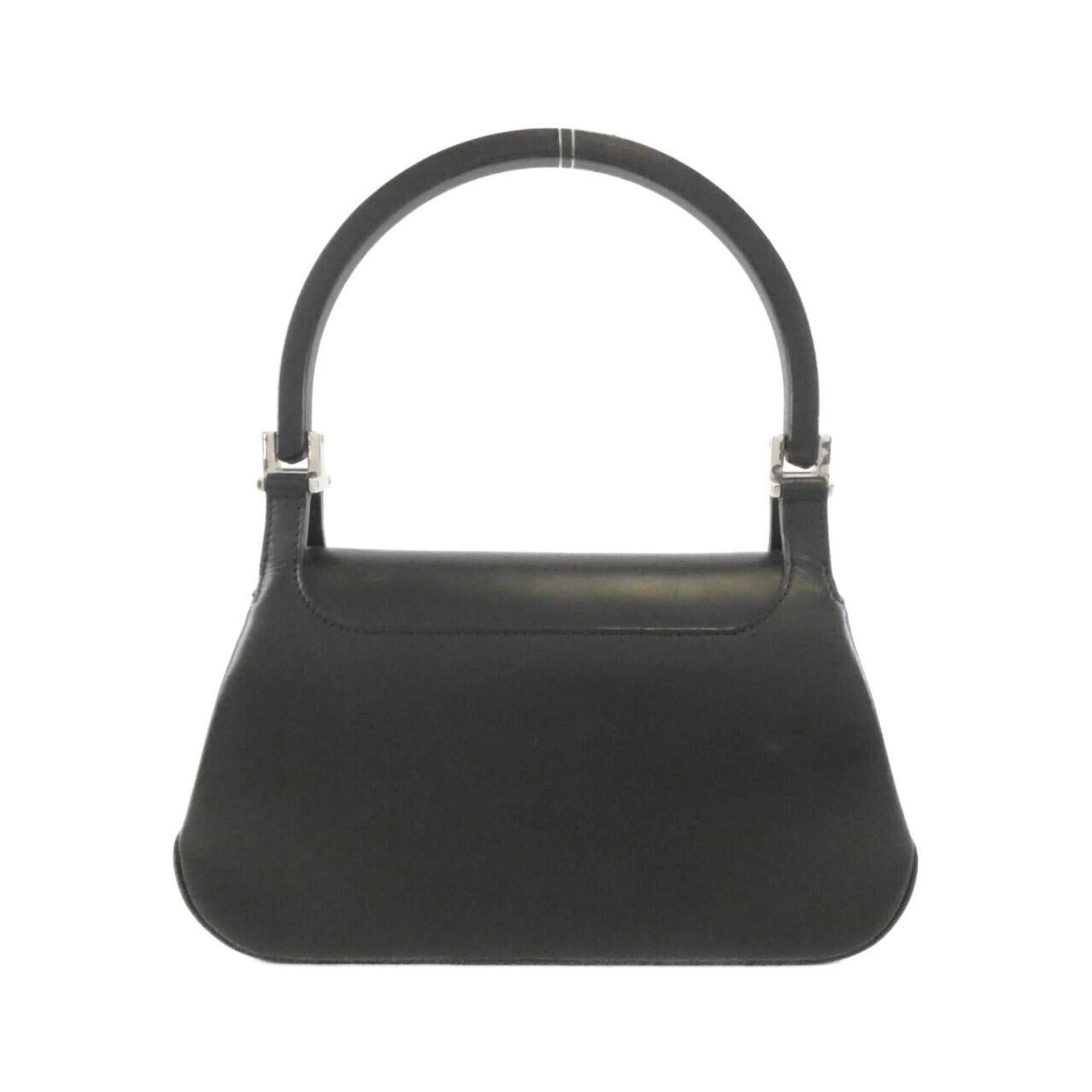 Gucci Black Leather Handbag (Pre-Owned)