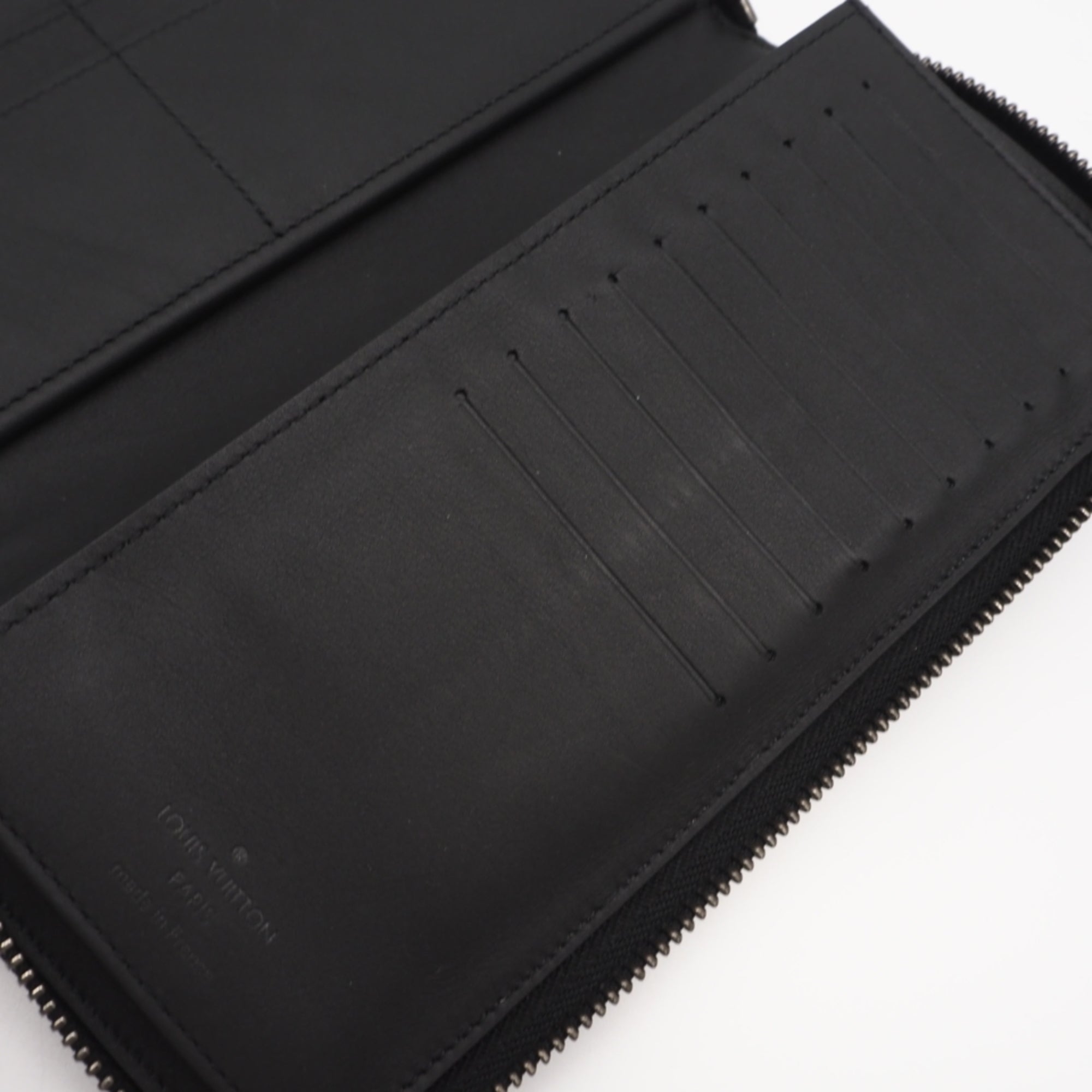 Louis Vuitton Black Damier Canvas Infini Onyx Damier Infini Long Wallet (Bi-Fold) (Pre-Owned)