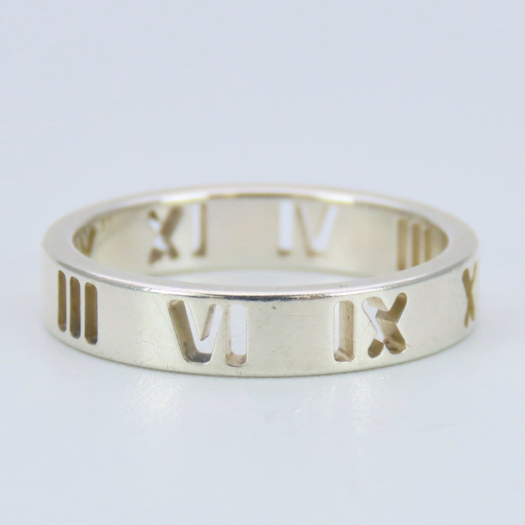 Tiffany Silver Silver 925 Band Ring (Pre-Owned)