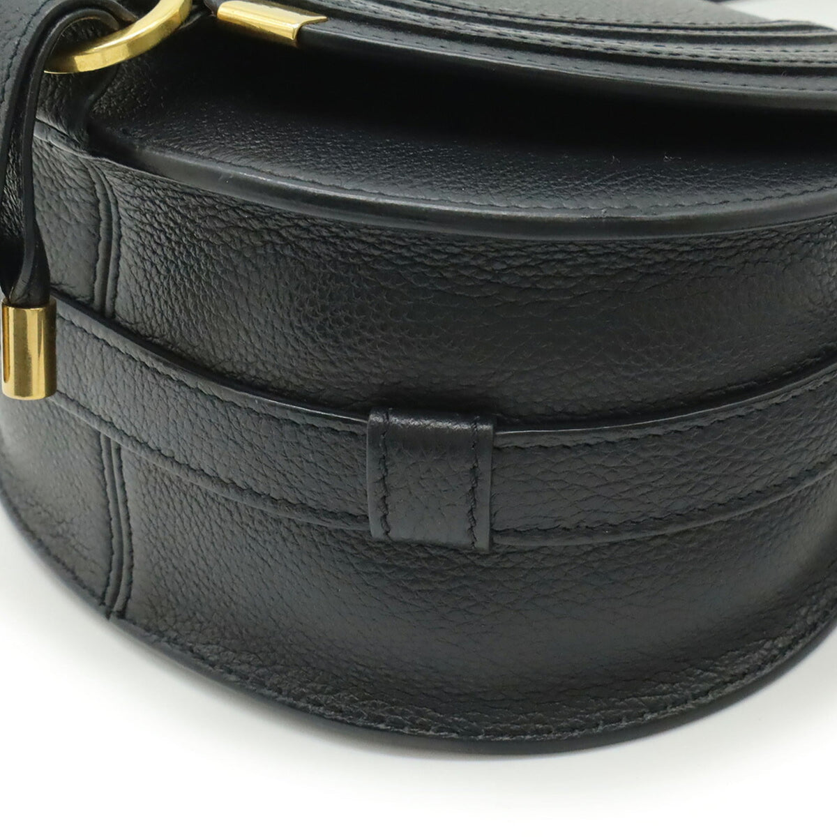 Chloé Black Leather Pochette Shoulder Bag (Pre-Owned)