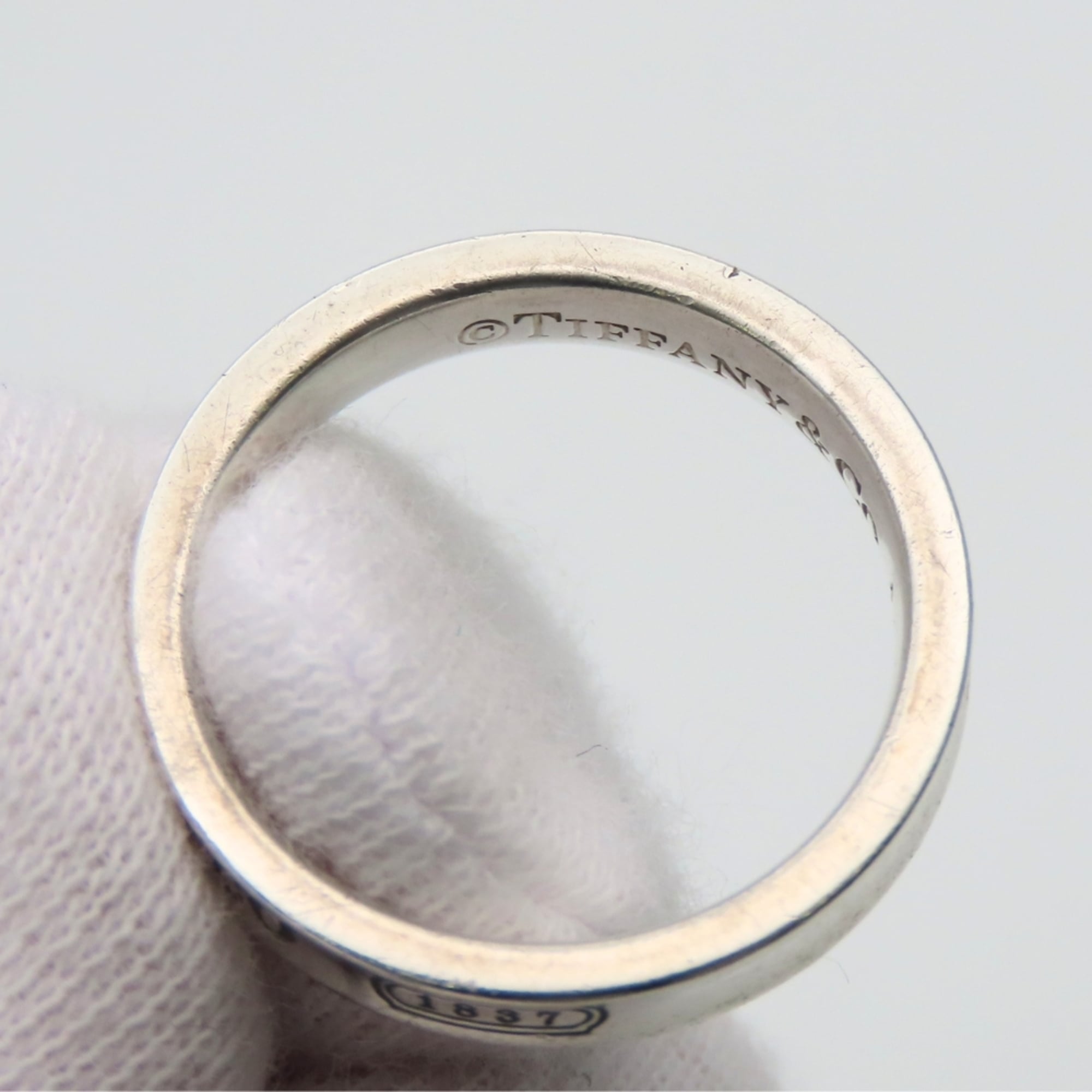 Tiffany Silver Silver 925 Band Ring (Pre-Owned)