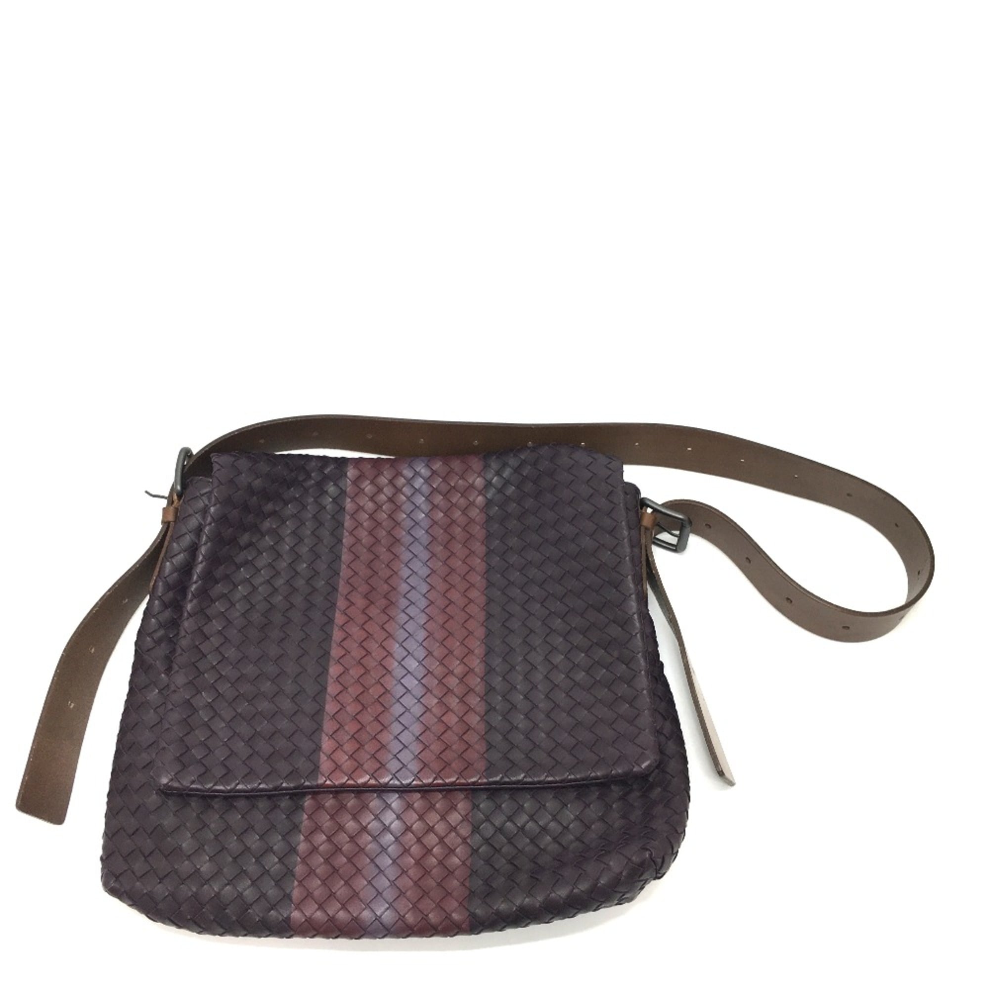 Bottega Veneta Brown Leather Shoulder Bag (Pre-Owned)
