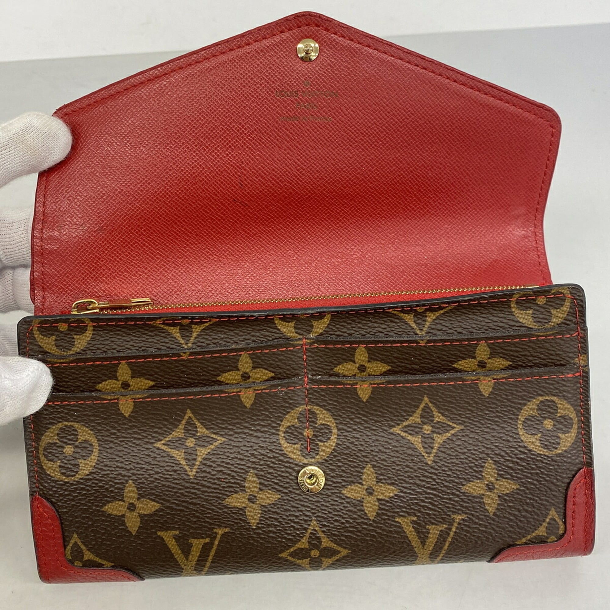 Louis Vuitton Cerise Long Wallet (Bi-Fold) (Pre-Owned)