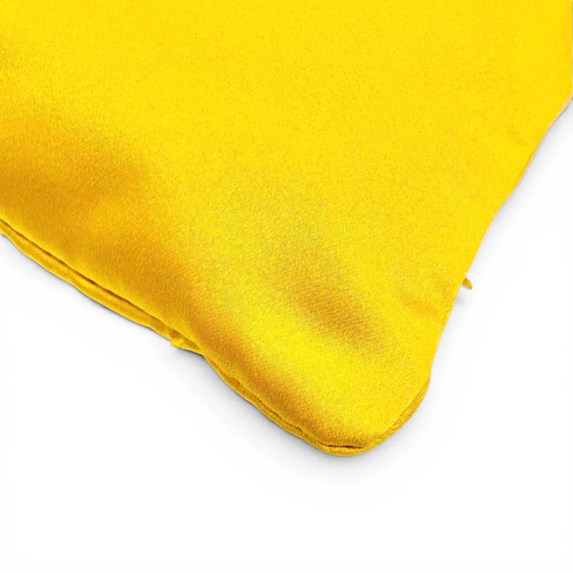 Miu Miu Yellow Silk Pouch (Pre-Owned)