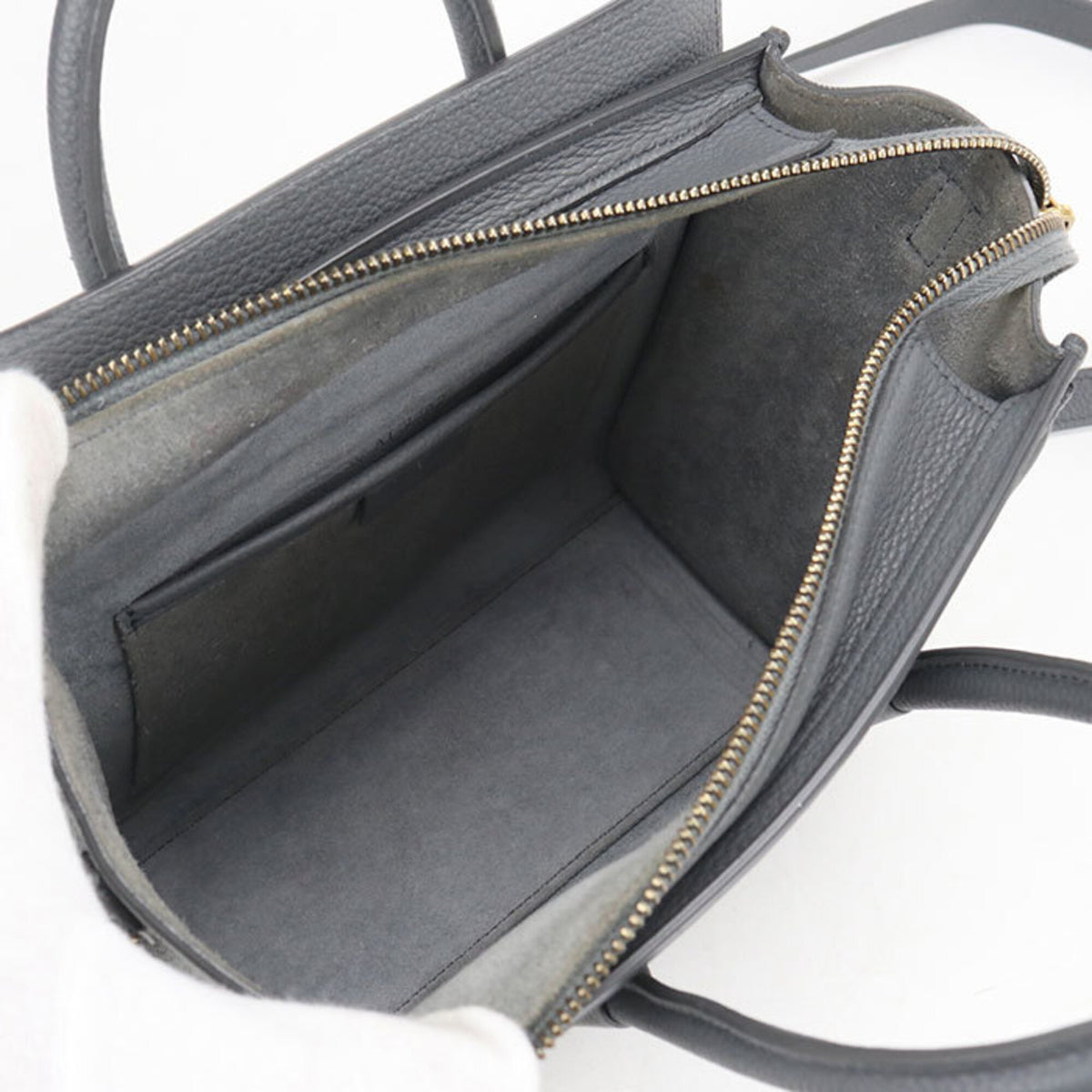 Celine Gray Leather Handbag (Pre-Owned)