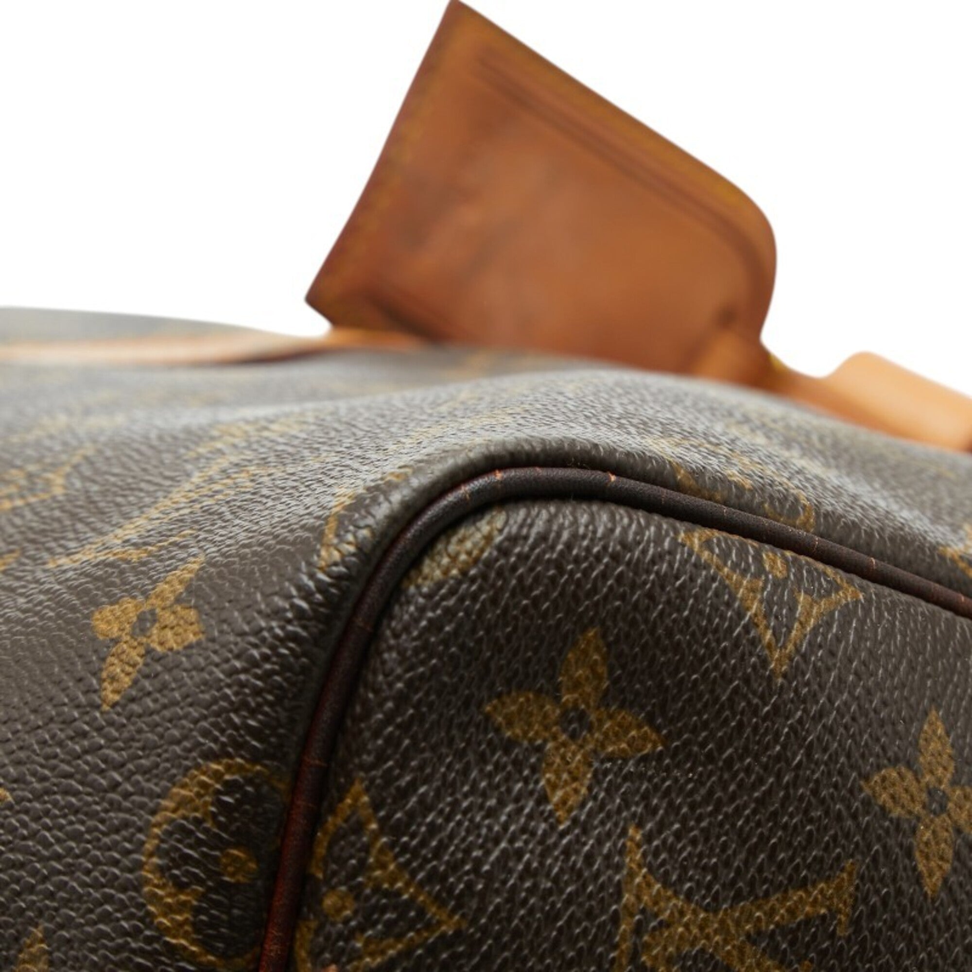 Louis Vuitton Monogram Brown Pvc Leather Boston Bag Shoulder Bag (Pre-Owned)