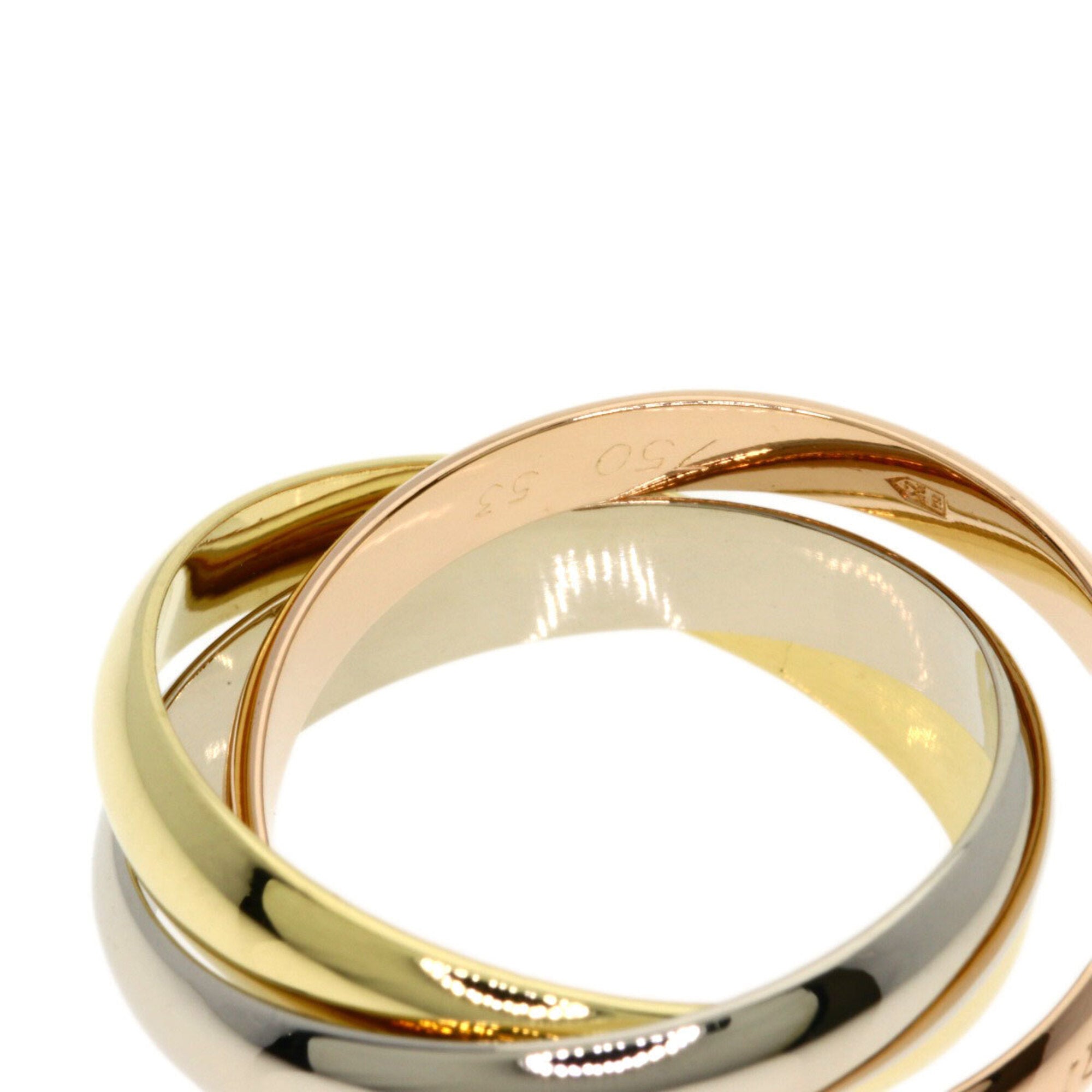Cartier Yellow Gold (18K) Pink Gold (18K) White Gold (18K) Band Ring (Pre-Owned)