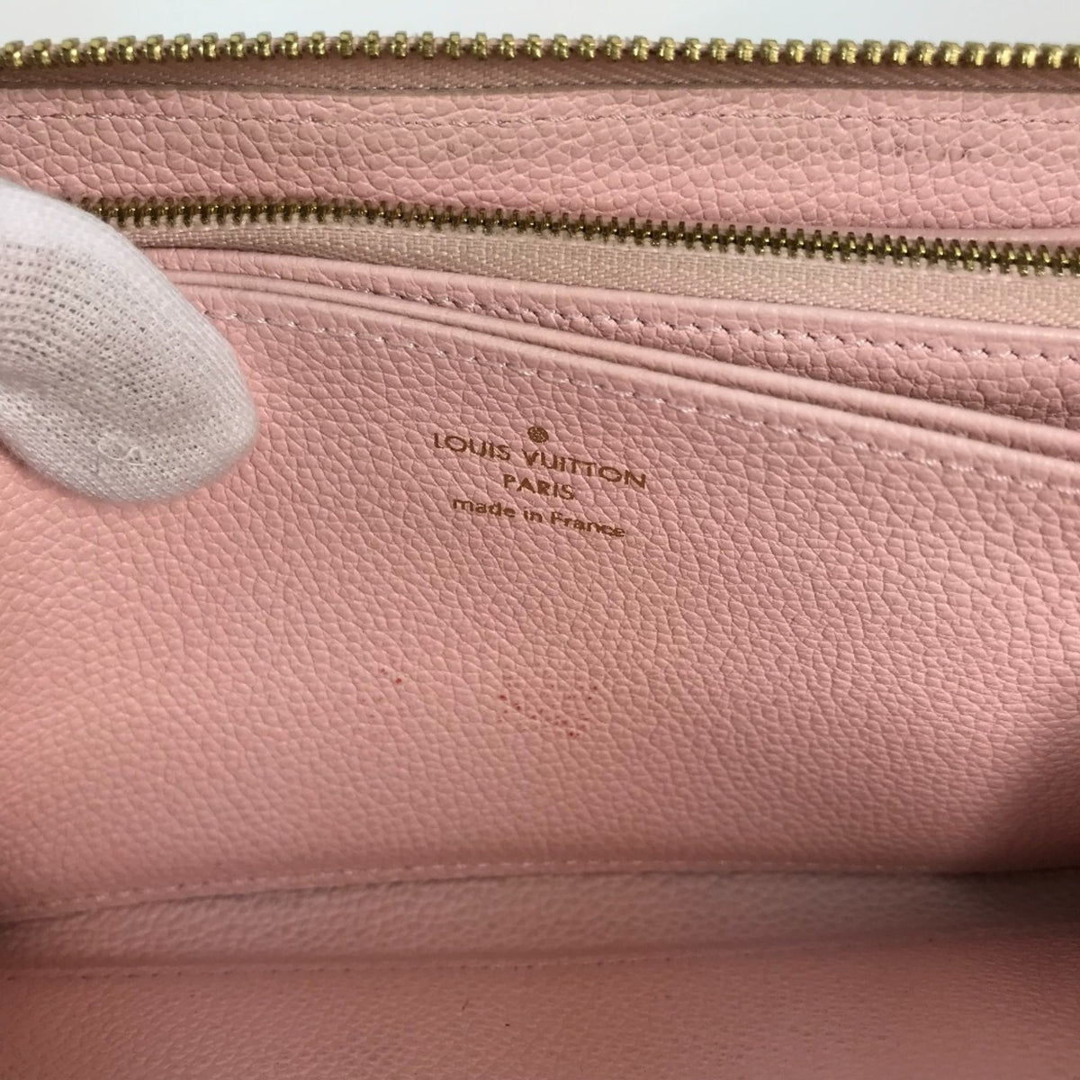 Louis Vuitton Pink Monogram Empreinte Leather Long Wallet (Bi-Fold) (Pre-Owned)