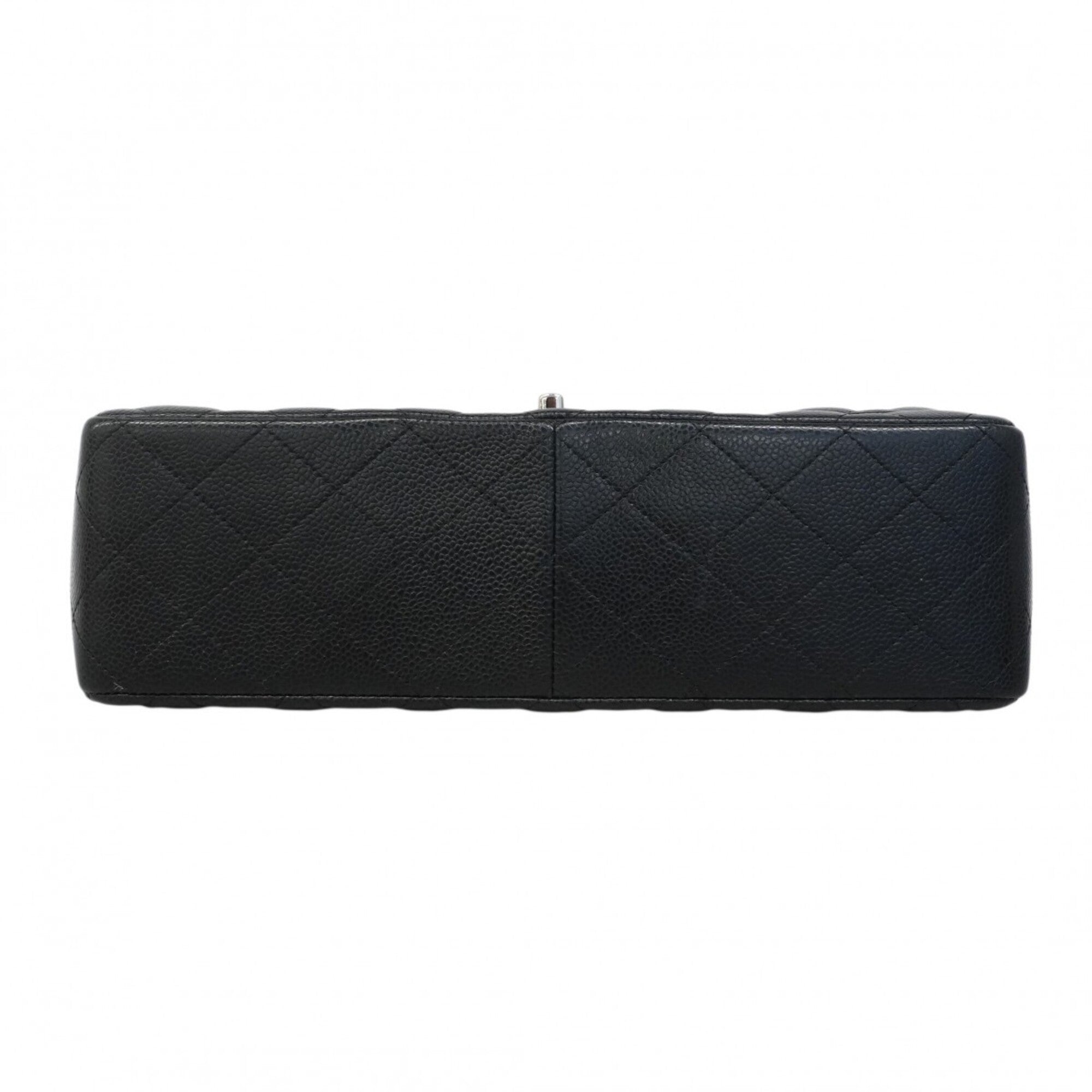 Chanel Black Grained Calfskin Shoulder Bag (Pre-Owned)