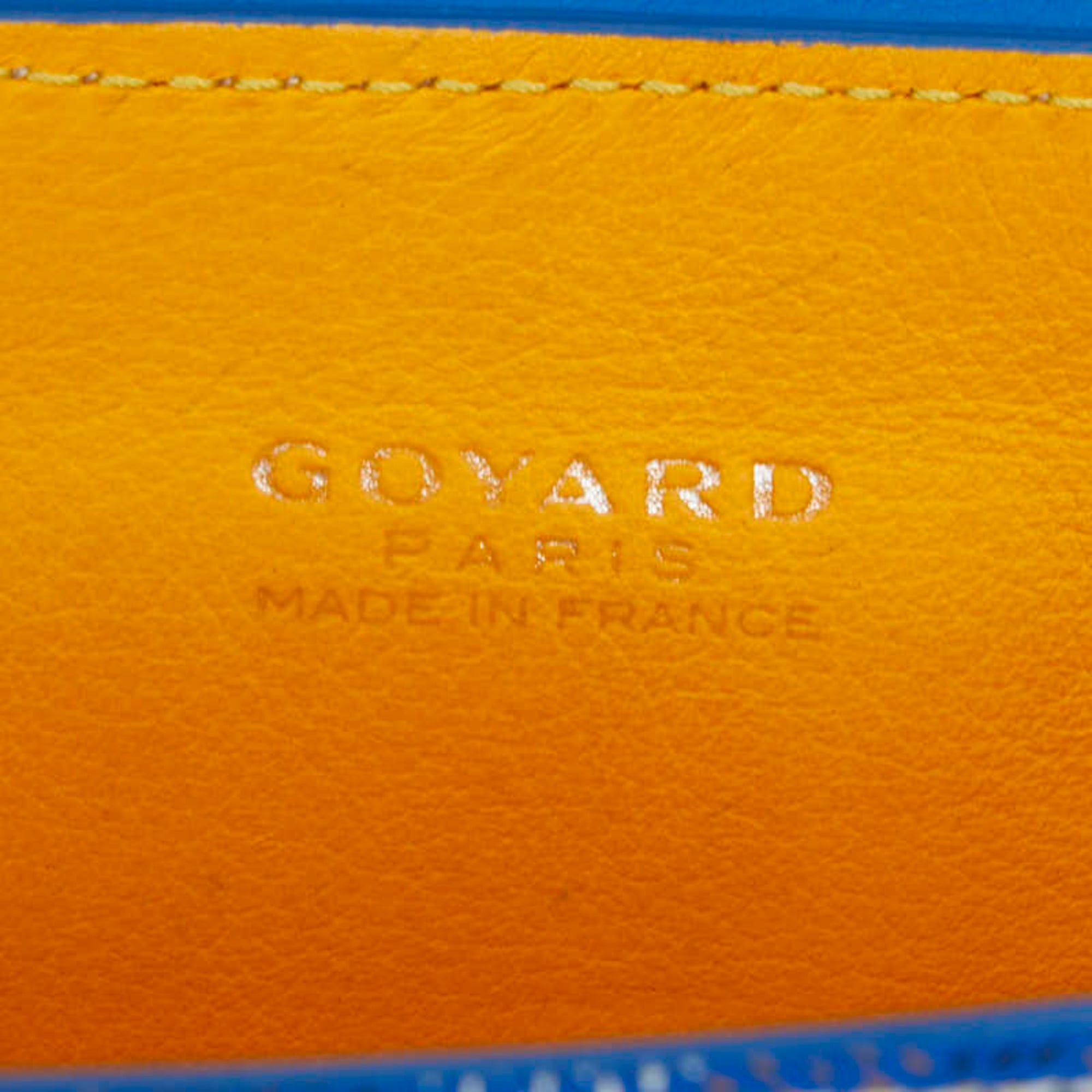 Goyard Blue Pvc Leather Handbag (Pre-Owned)