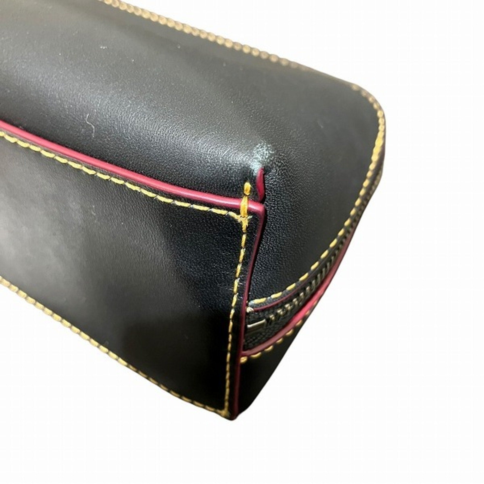 Coach Black Leather Pouch (Pre-Owned)