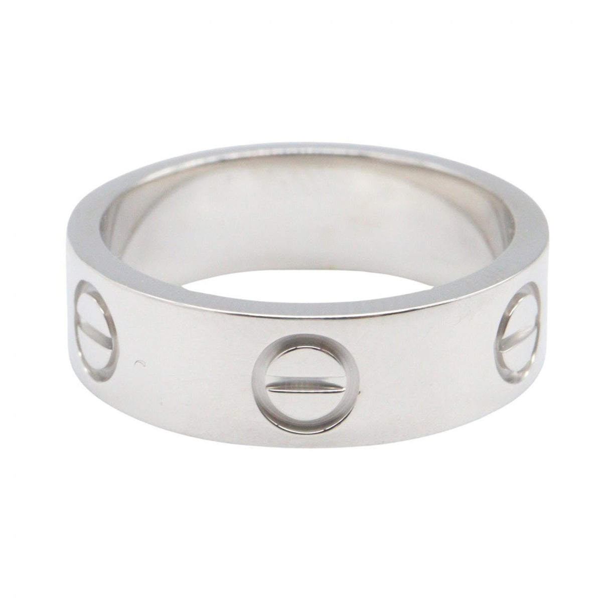 Cartier Silver White Gold (18K) Band Ring (Pre-Owned)