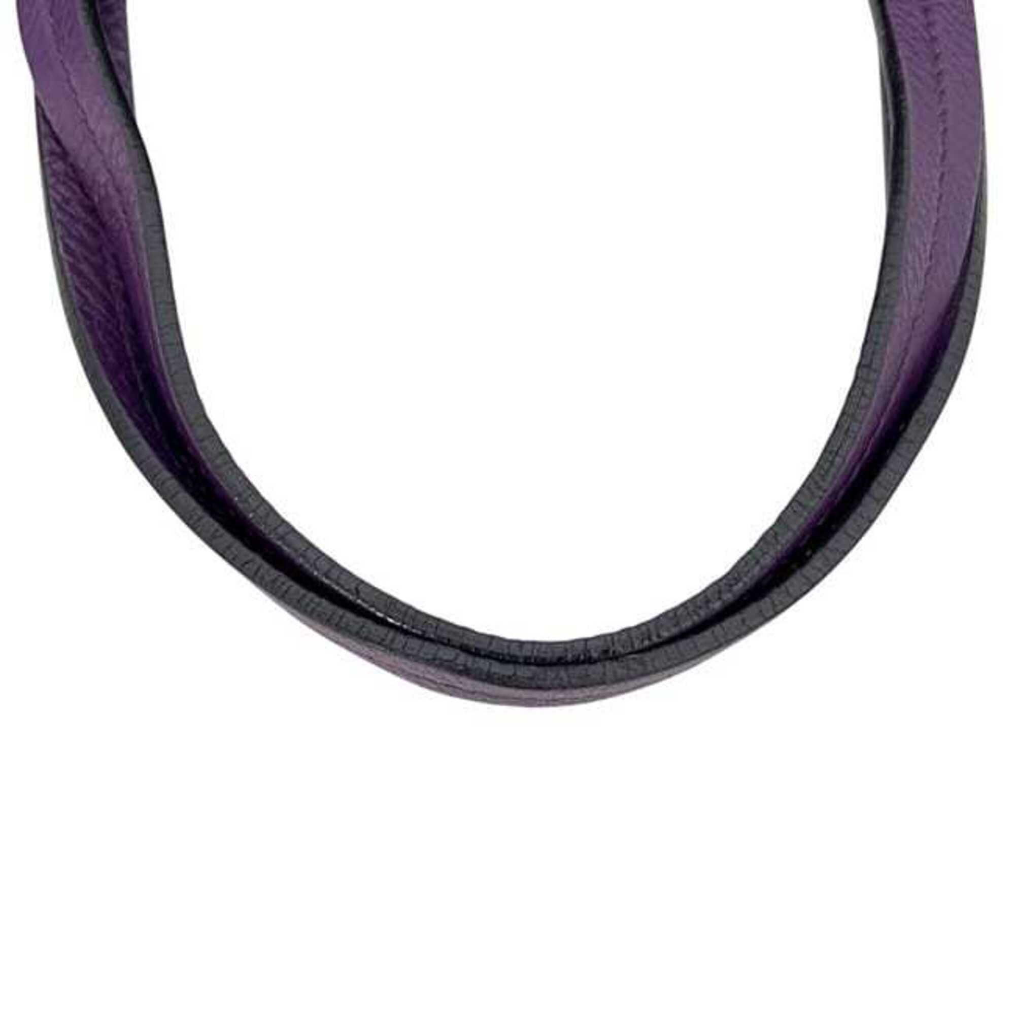 Salvatore Ferragamo Purple Leather Tote Bag (Pre-Owned)