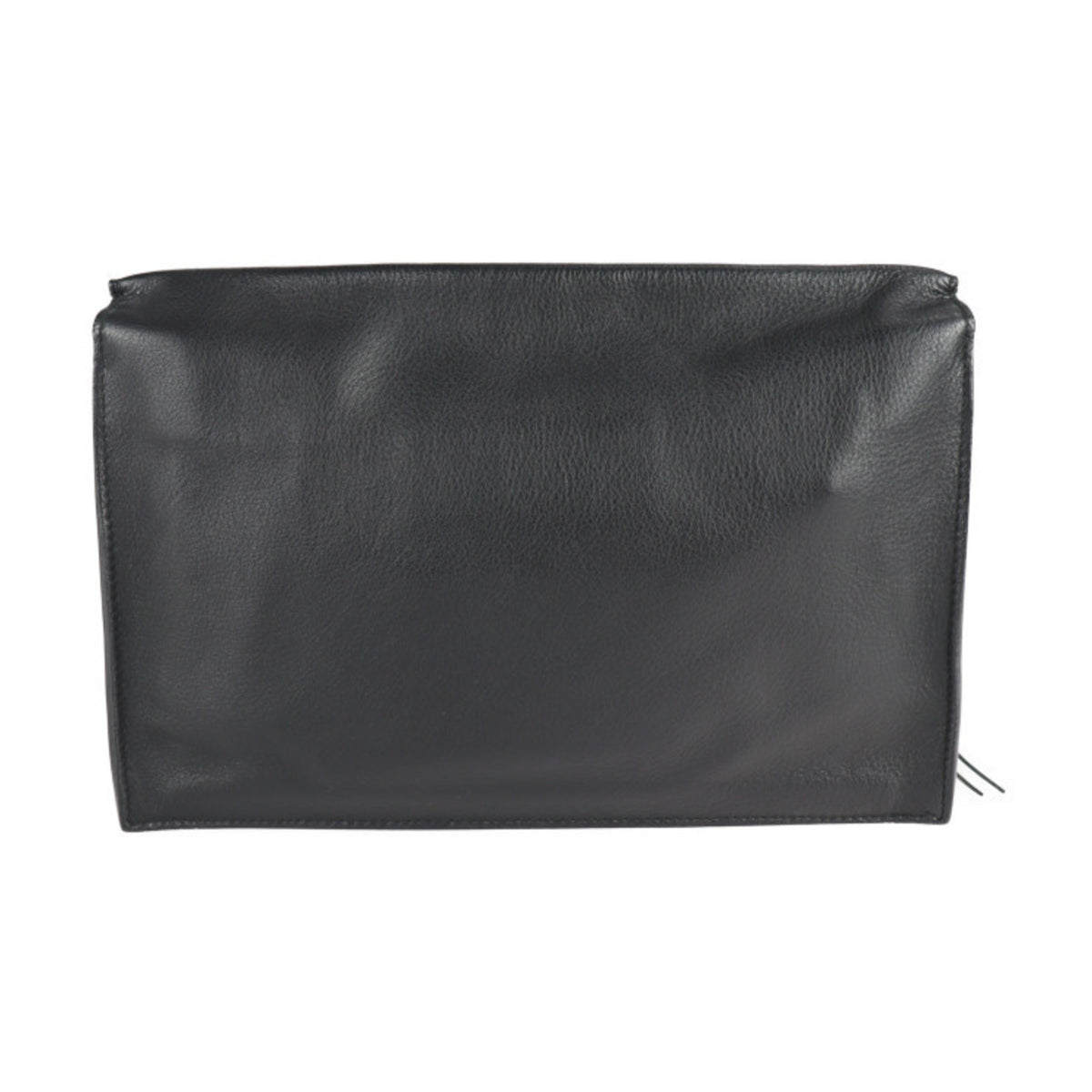 Balenciaga Paper Black Leather Clutch Bag (Pre-Owned)