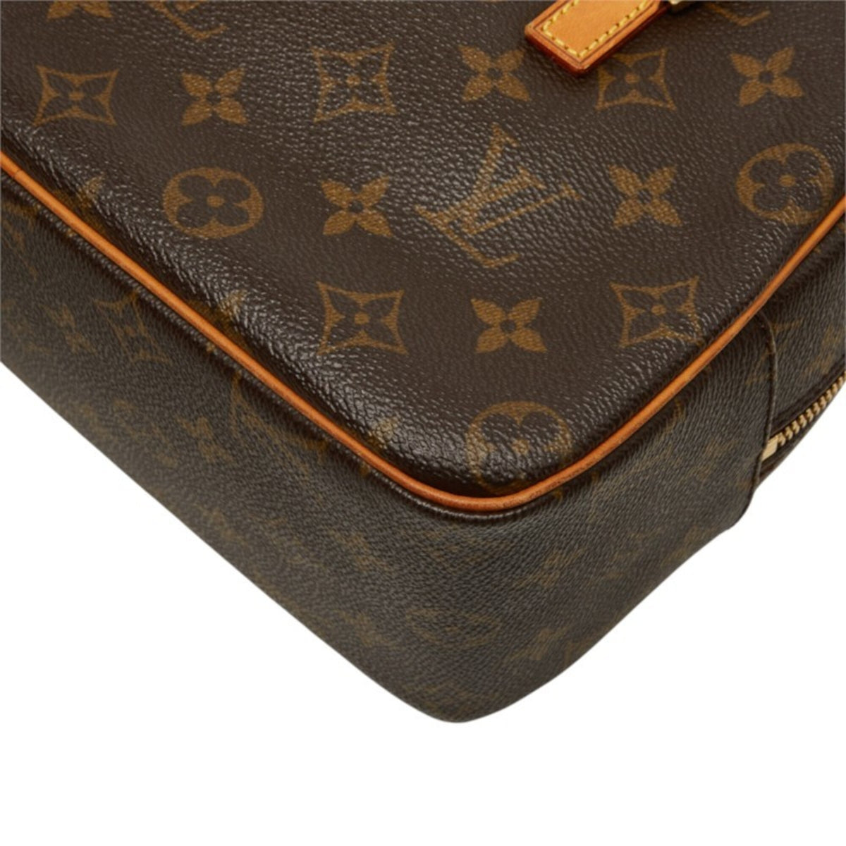 Louis Vuitton Brown Pvc Leather Handbag Shoulder Bag (Pre-Owned)