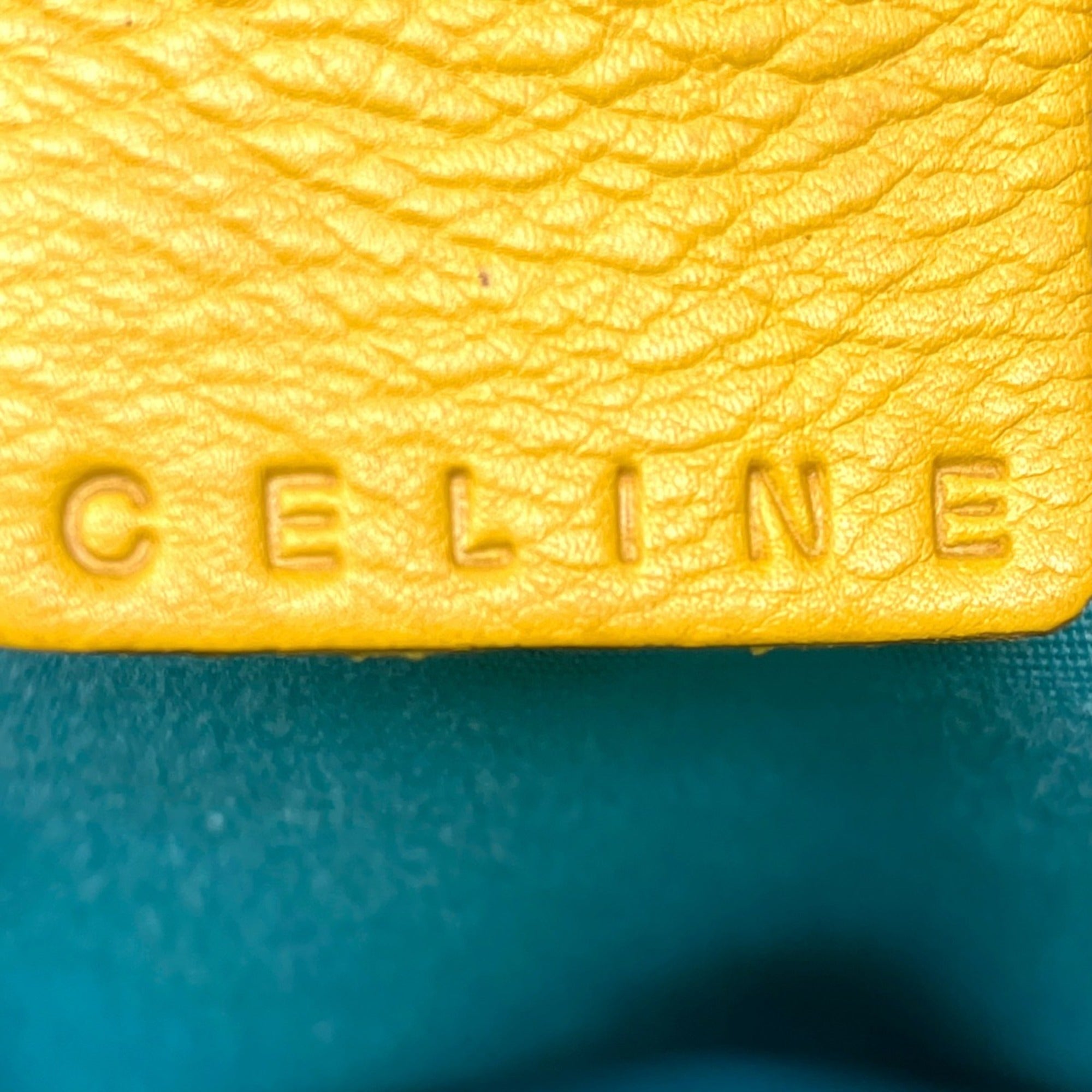 Celine Lemon Yellow Leather Handbag (Pre-Owned)