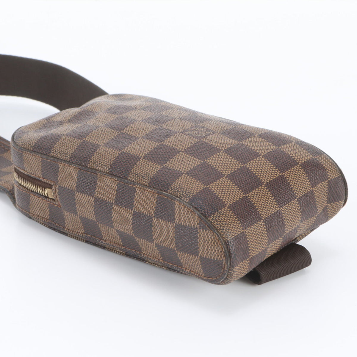 Louis Vuitton Ebene Leather Coated Canvas Shoulder Bag Sling Bag (Pre-Owned)