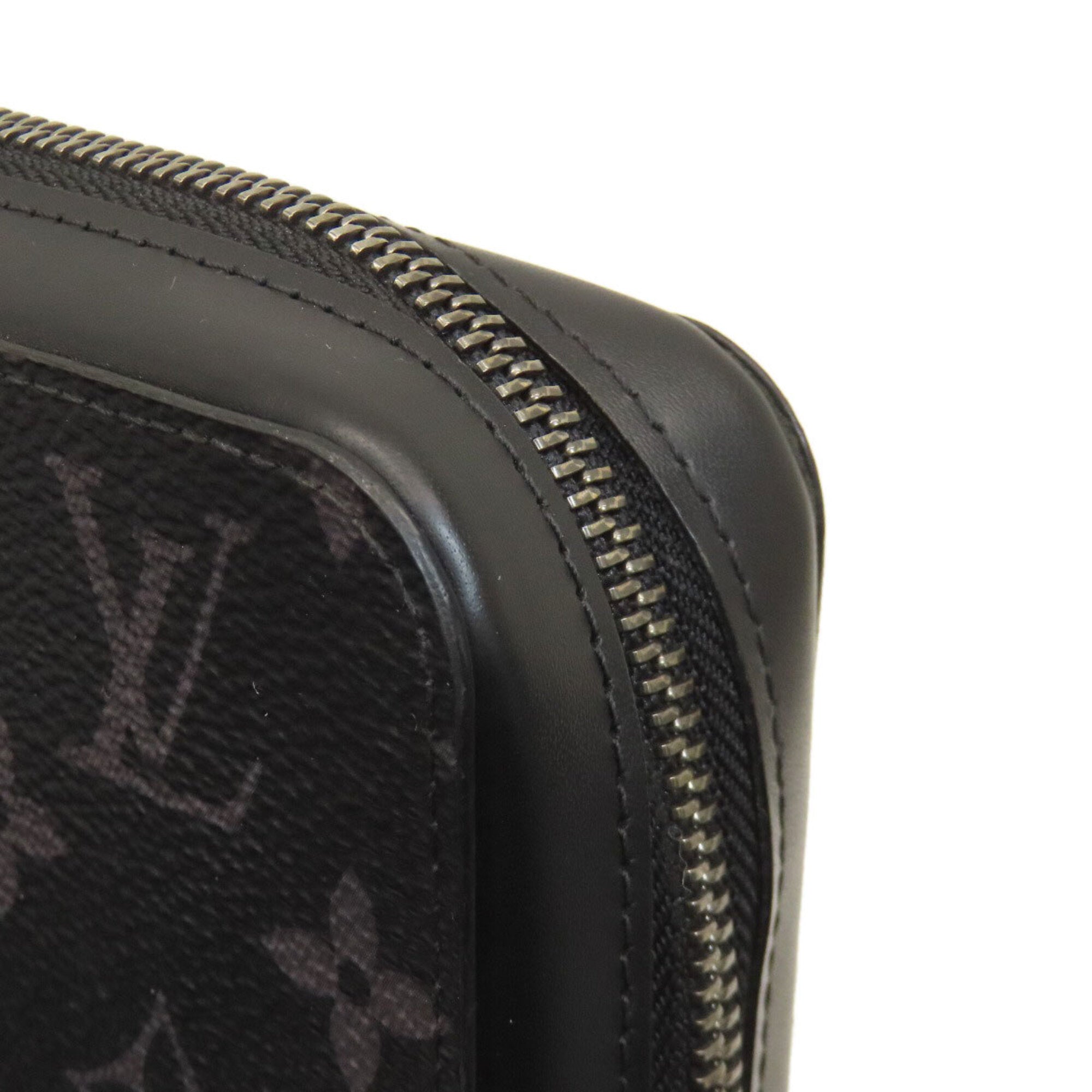 Louis Vuitton Monogram Eclipse Black Monogram Eclipse Long Wallet (Bi-Fold) (Pre-Owned)