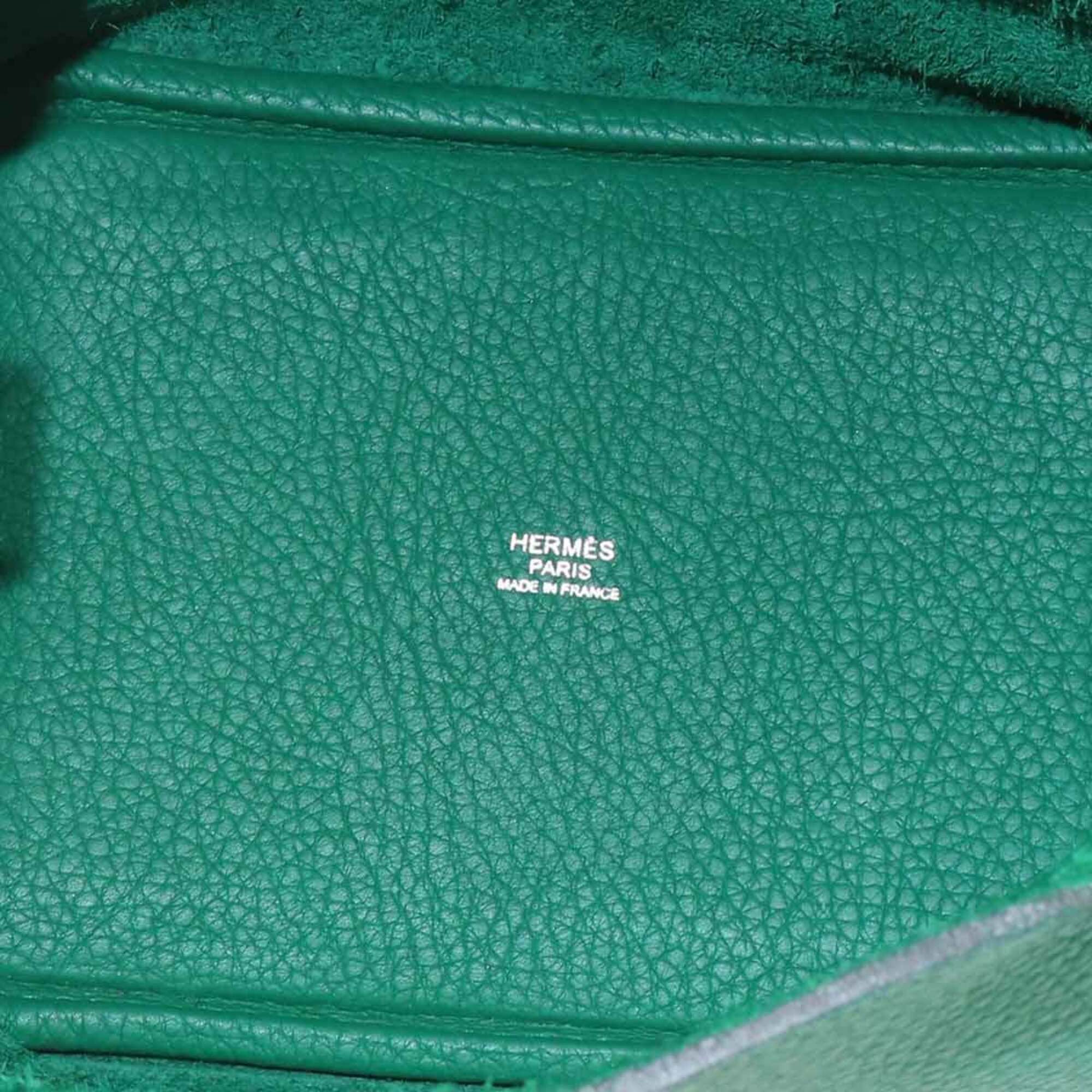 Piko Green Leather Handbag (Pre-Owned)