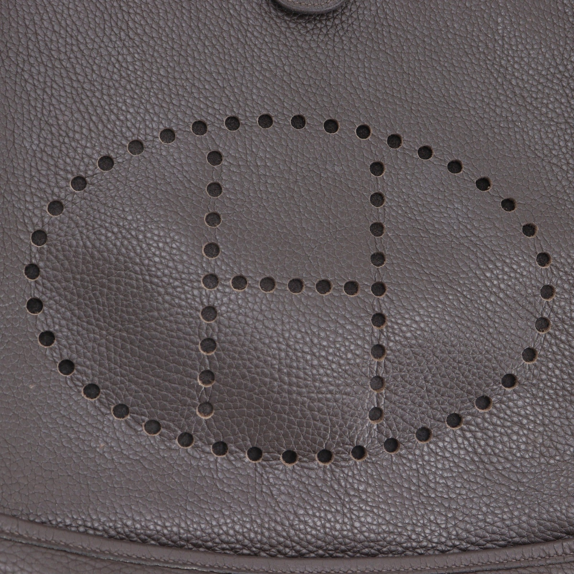 Hermes Brown Taurillon Clemence Leather Shoulder Bag (Pre-Owned)