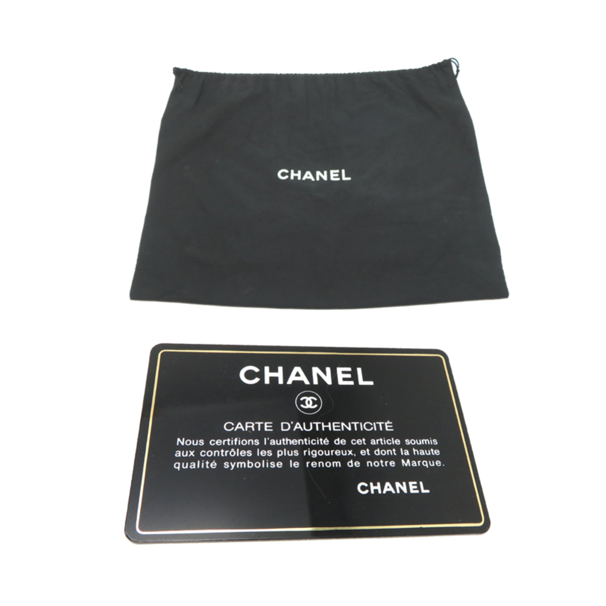 Chanel Black Leather Shoulder Bag (Pre-Owned)