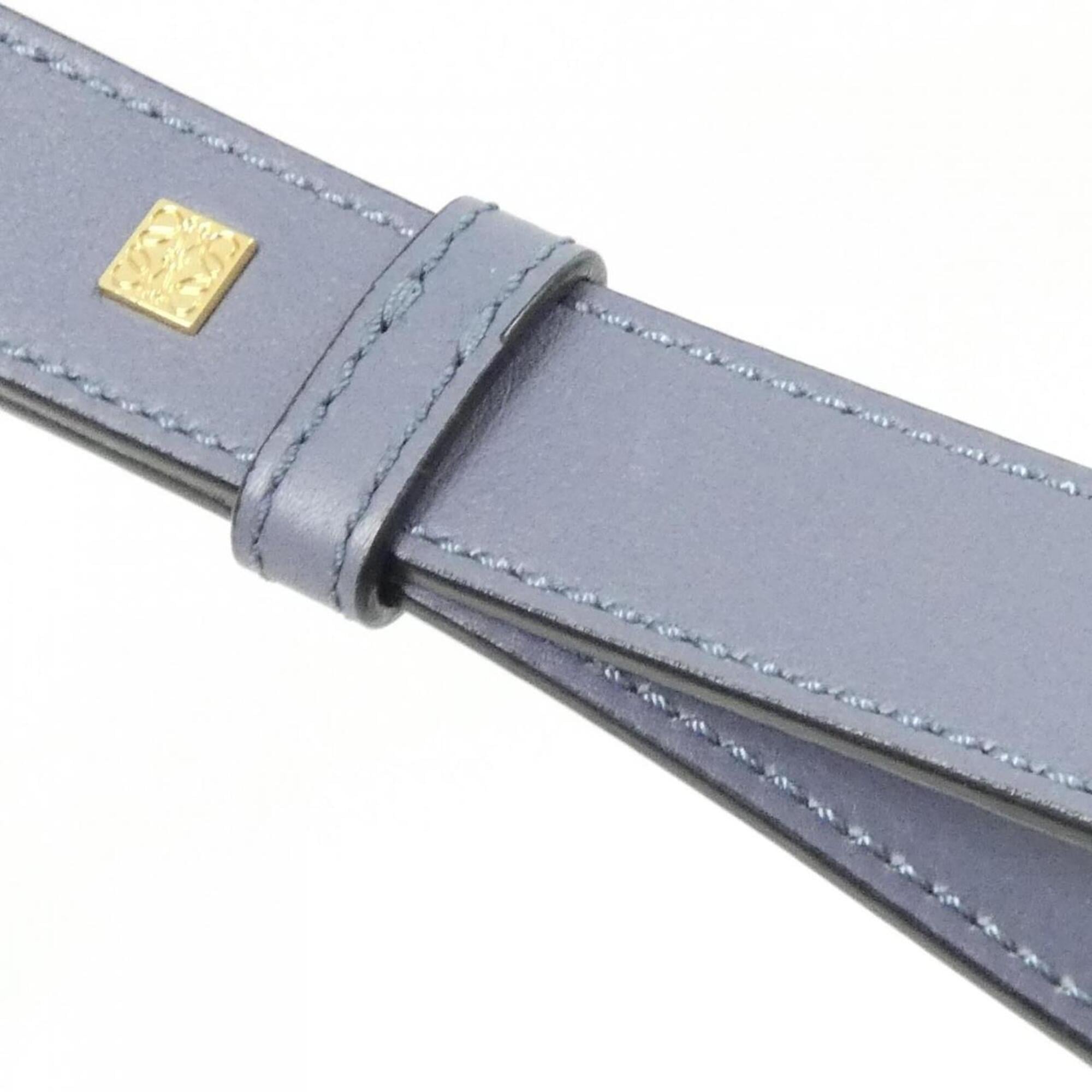 Loewe Blue Leather Shoulder Bag (Pre-Owned)