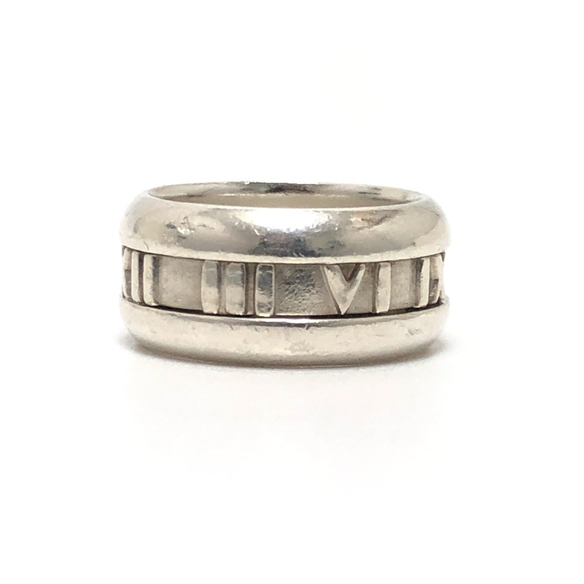 Tiffany Silver Silver 925 Band Ring (Pre-Owned)