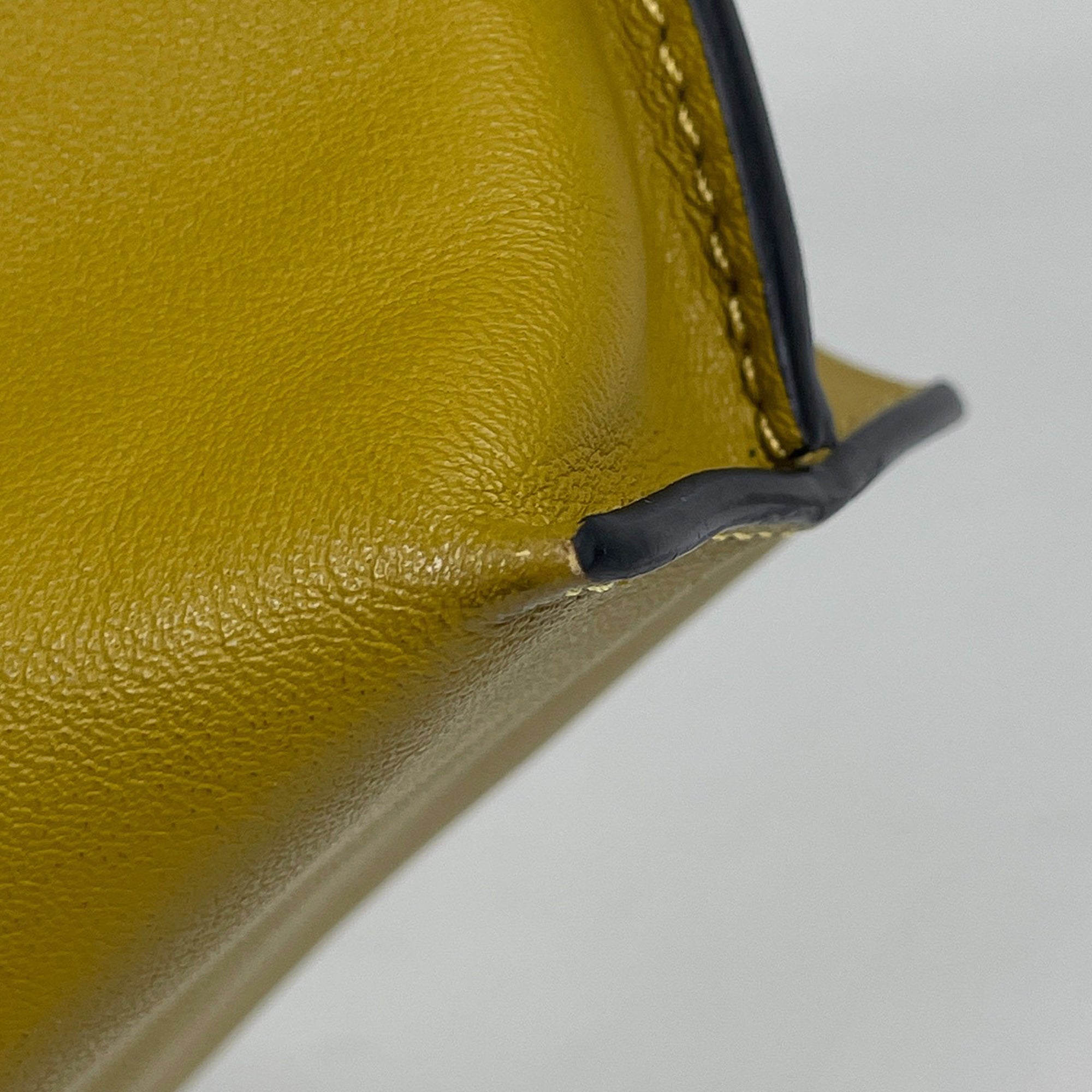 Loewe Flamenco Yellow Leather Shoulder Bag (Pre-Owned)