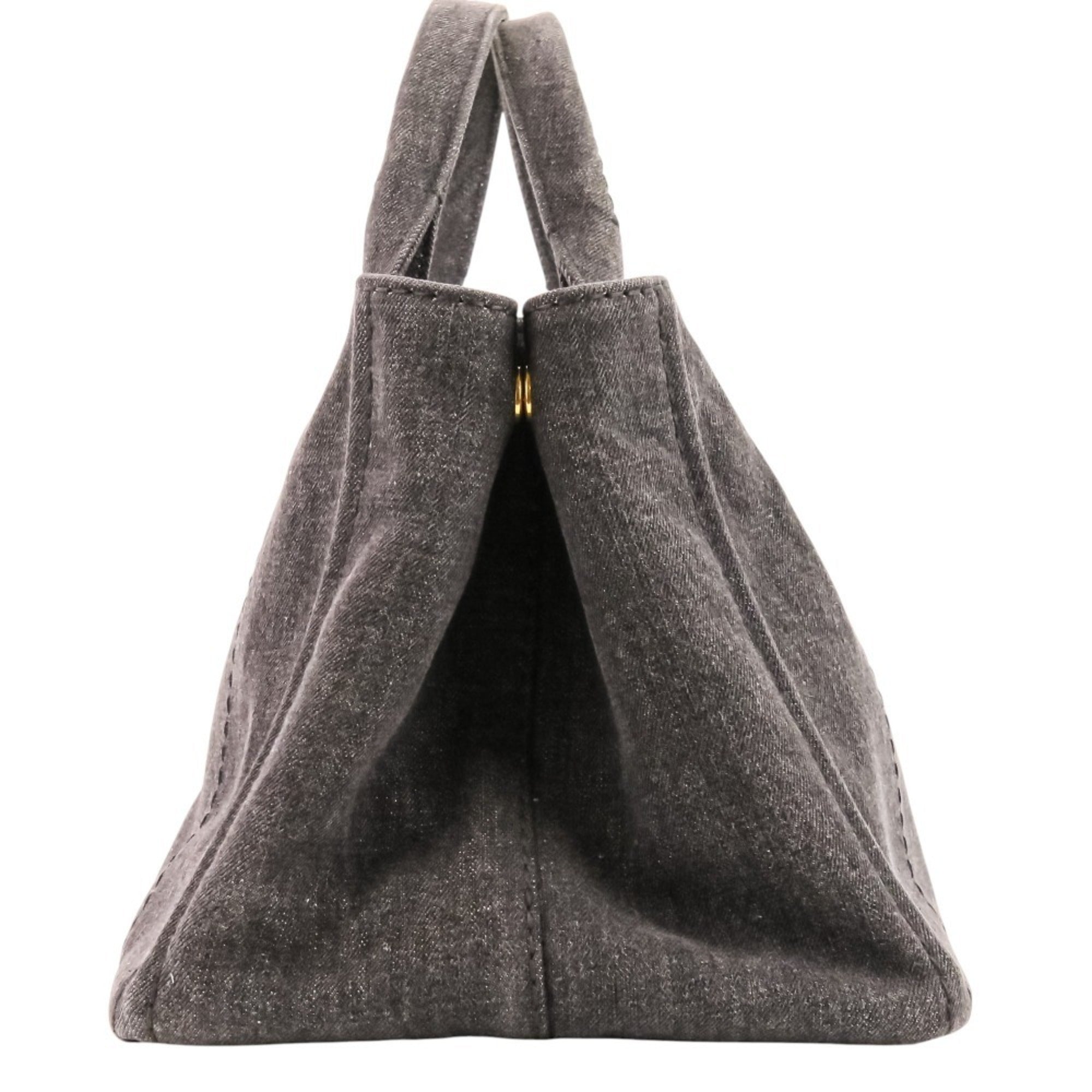 Prada Black Canapa Tote Bag (Pre-Owned)