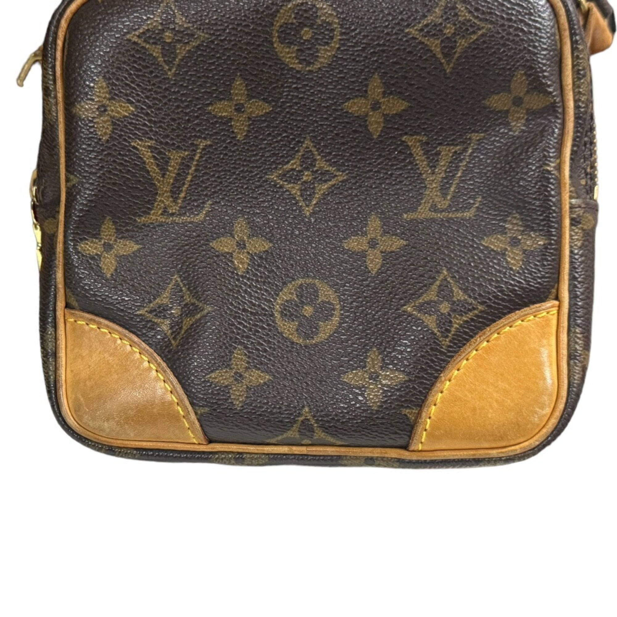 Louis Vuitton Brown Monogram Canvas Shoulder Bag (Pre-Owned)