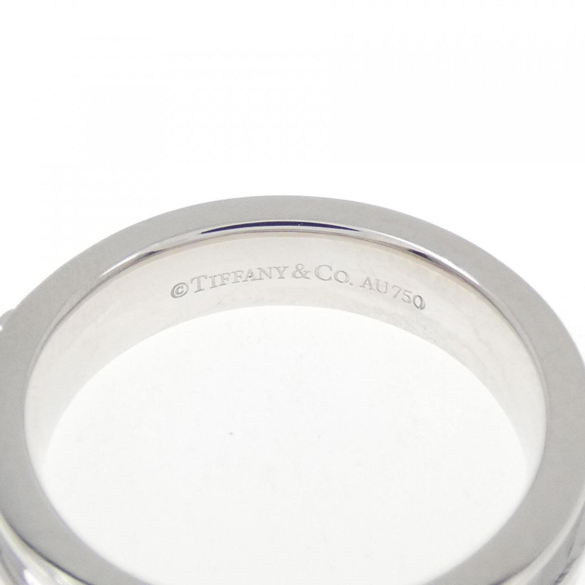 Tiffany White Gold (18K) Band Ring (Pre-Owned)