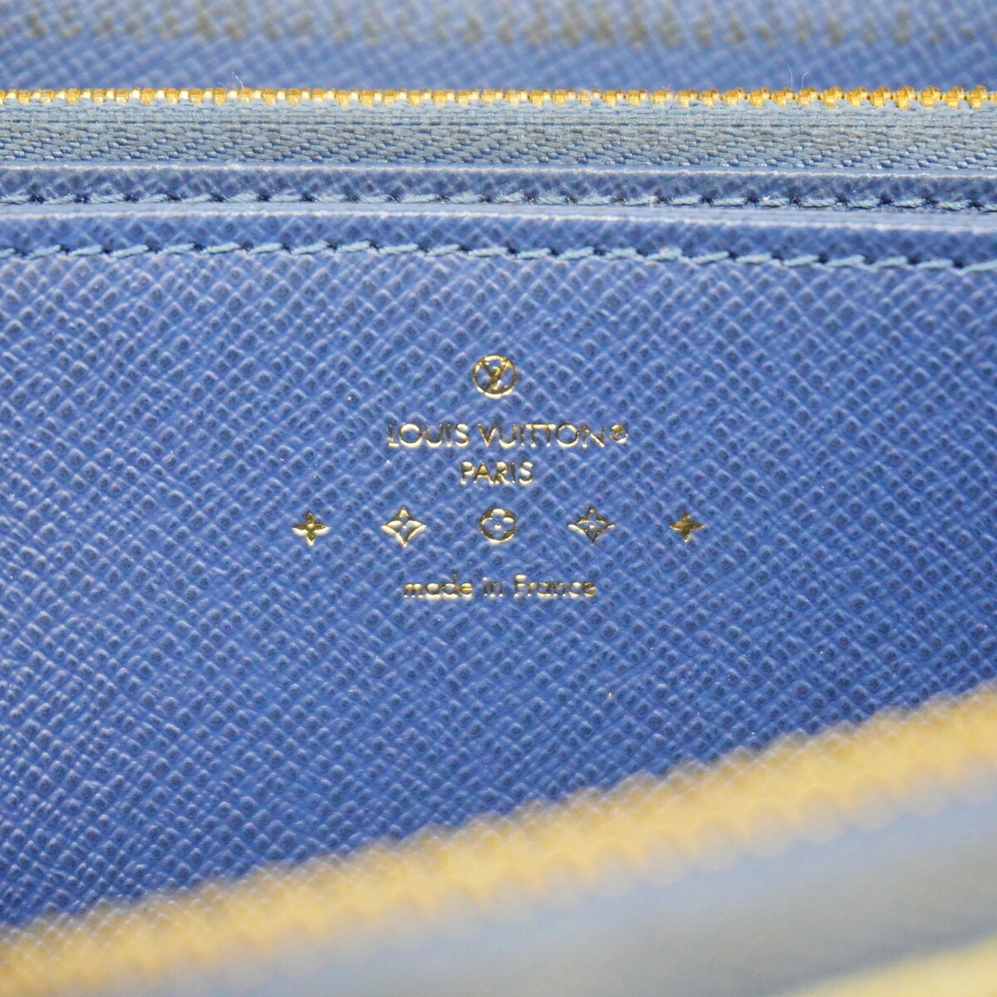 Louis Vuitton Blue Long Wallet (Bi-Fold) (Pre-Owned)