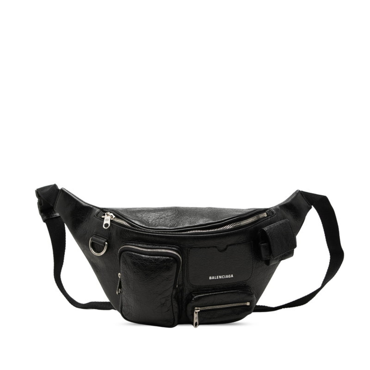 Balenciaga Black Leather Sling Bag (Pre-Owned)