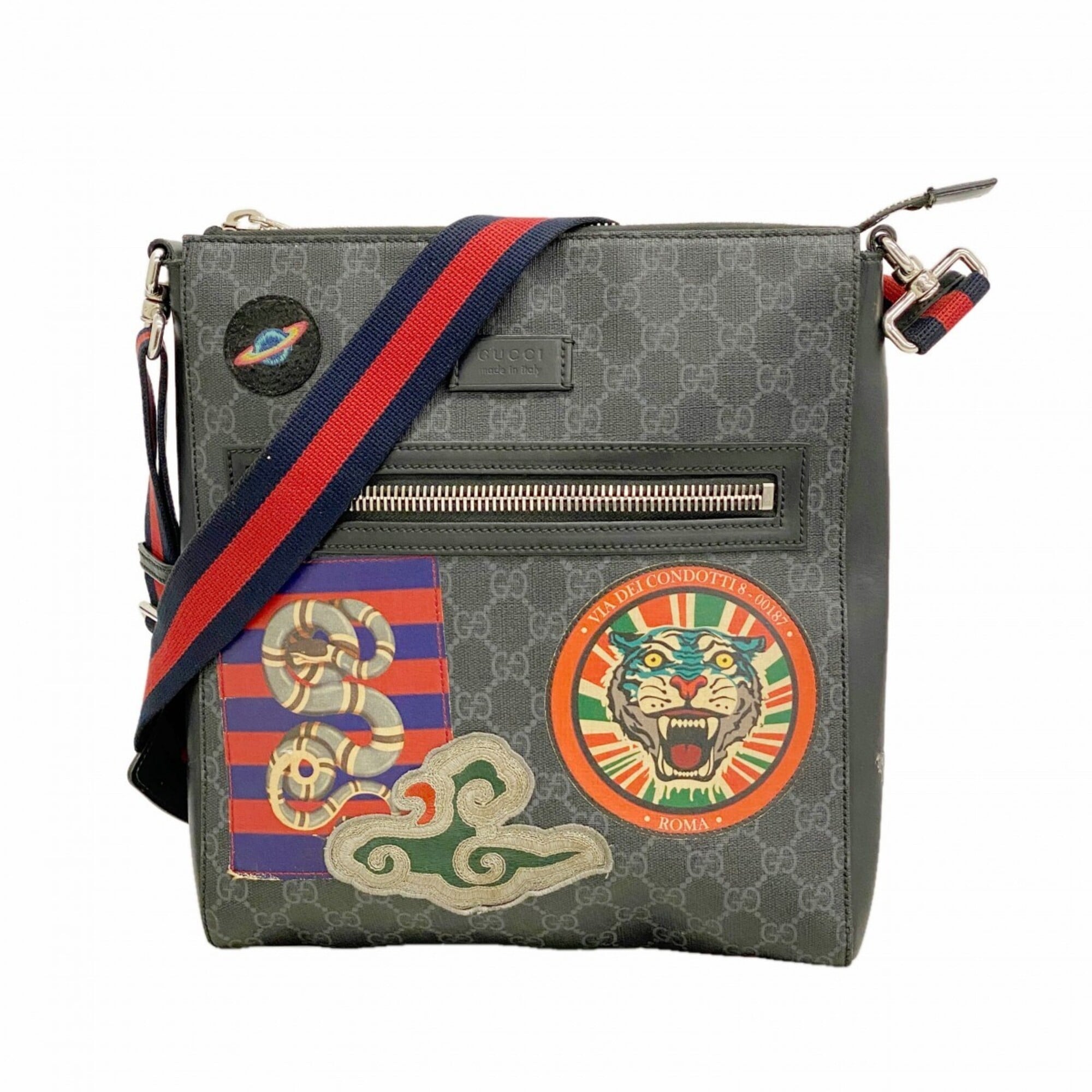 Gucci Black Pvc Shoulder Bag (Pre-Owned)